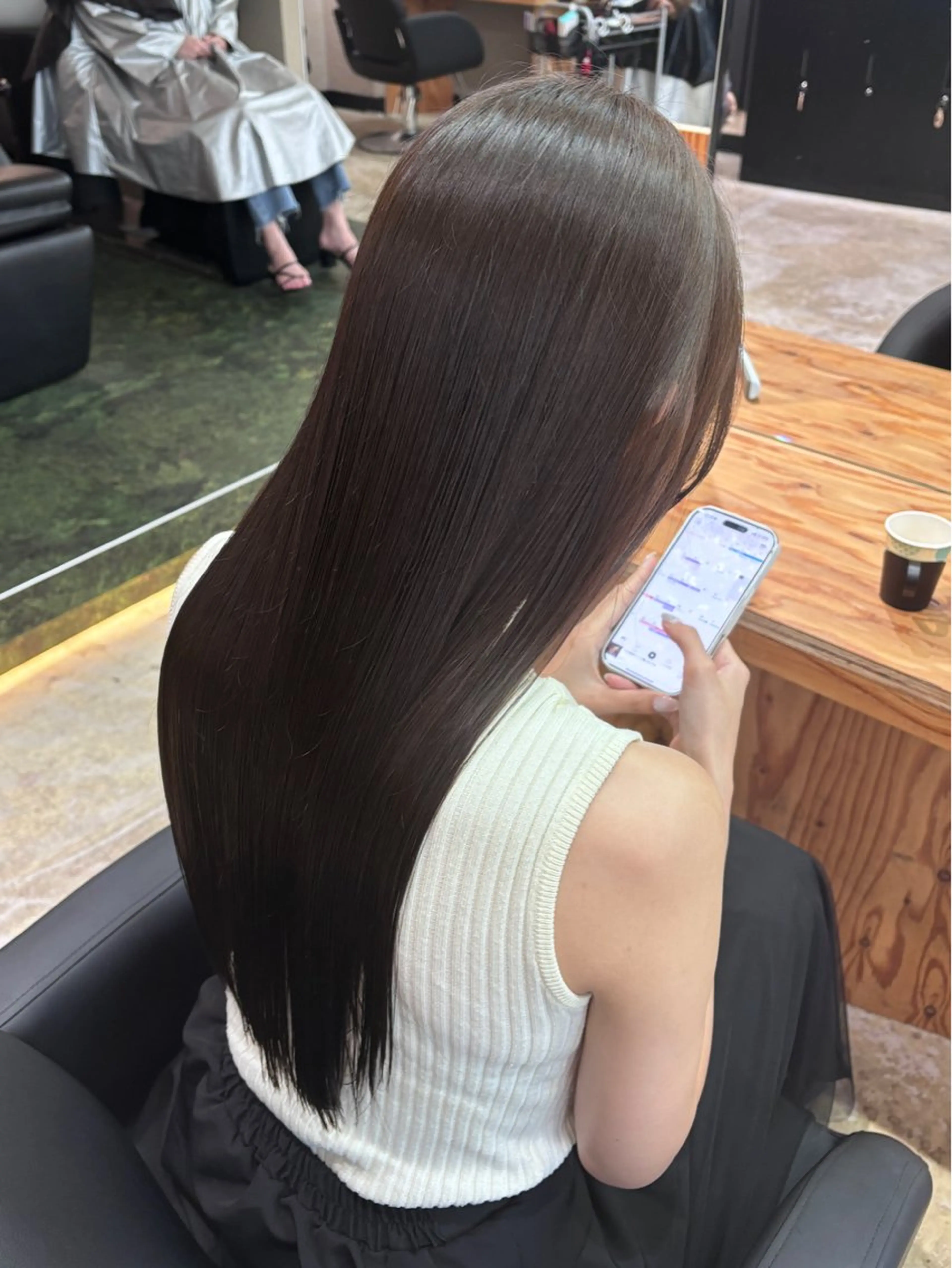 🌟カット＋艶感イルミナカラー＋うる艶トリートメント🤍ナノスチーム付き🫧※トリートメント変更可の写真