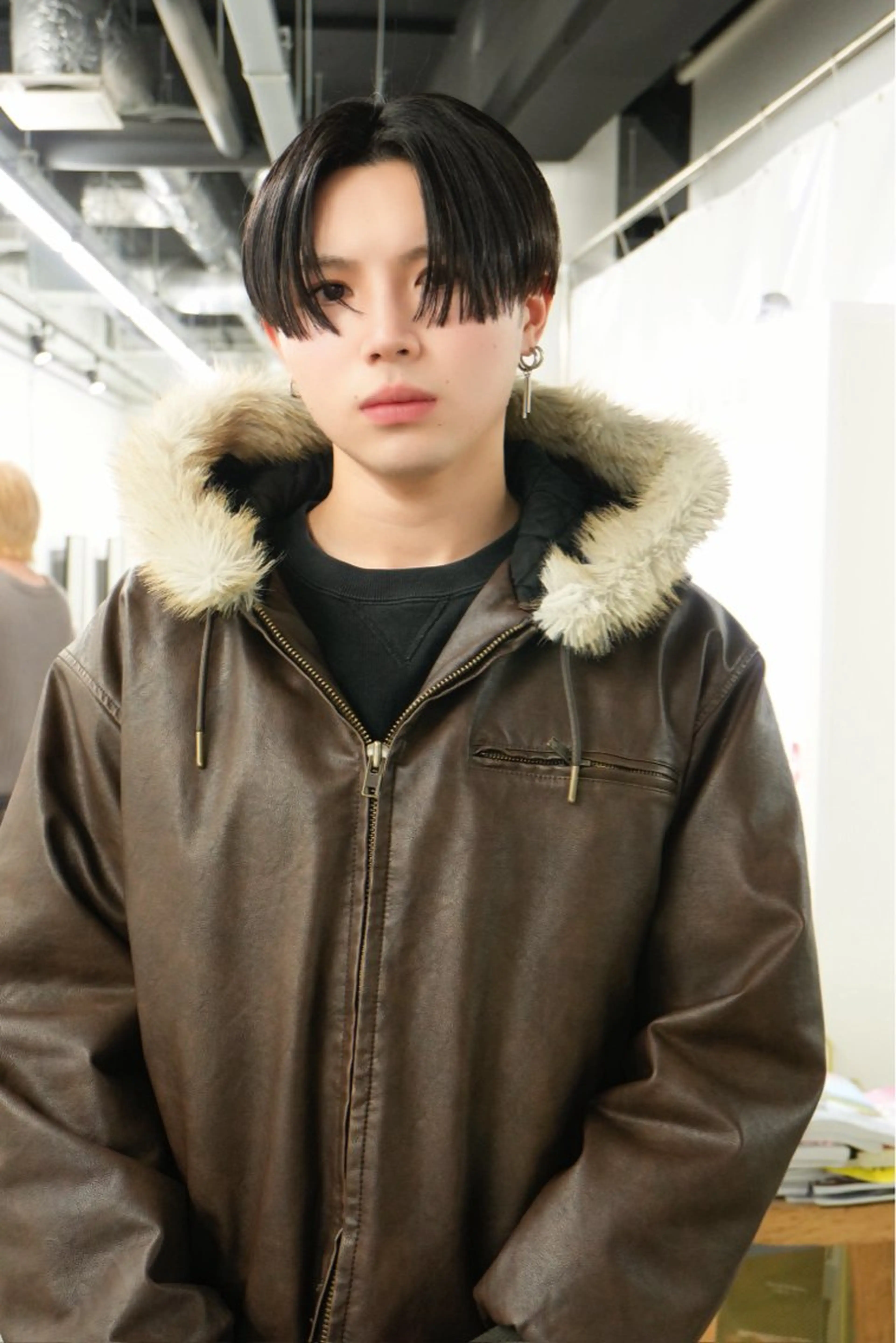 ショート メンズ カット 岩佐 柚太のヘアスタイル