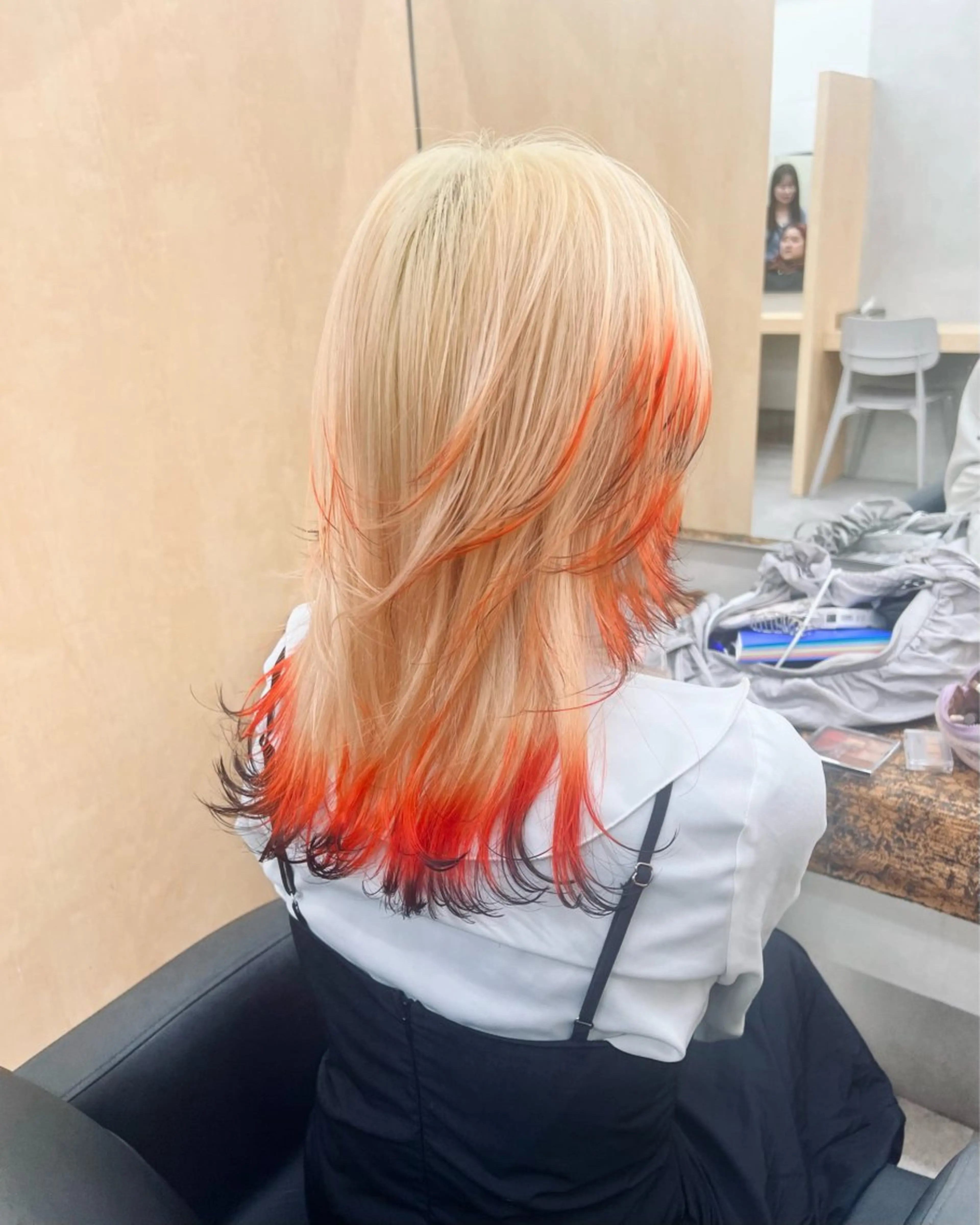 ミディアム カラー カット ヘアカラー トリートメント DX share salon渋谷所属・カラー系/カット特化 🟠オオタキマサシのヘアスタイル