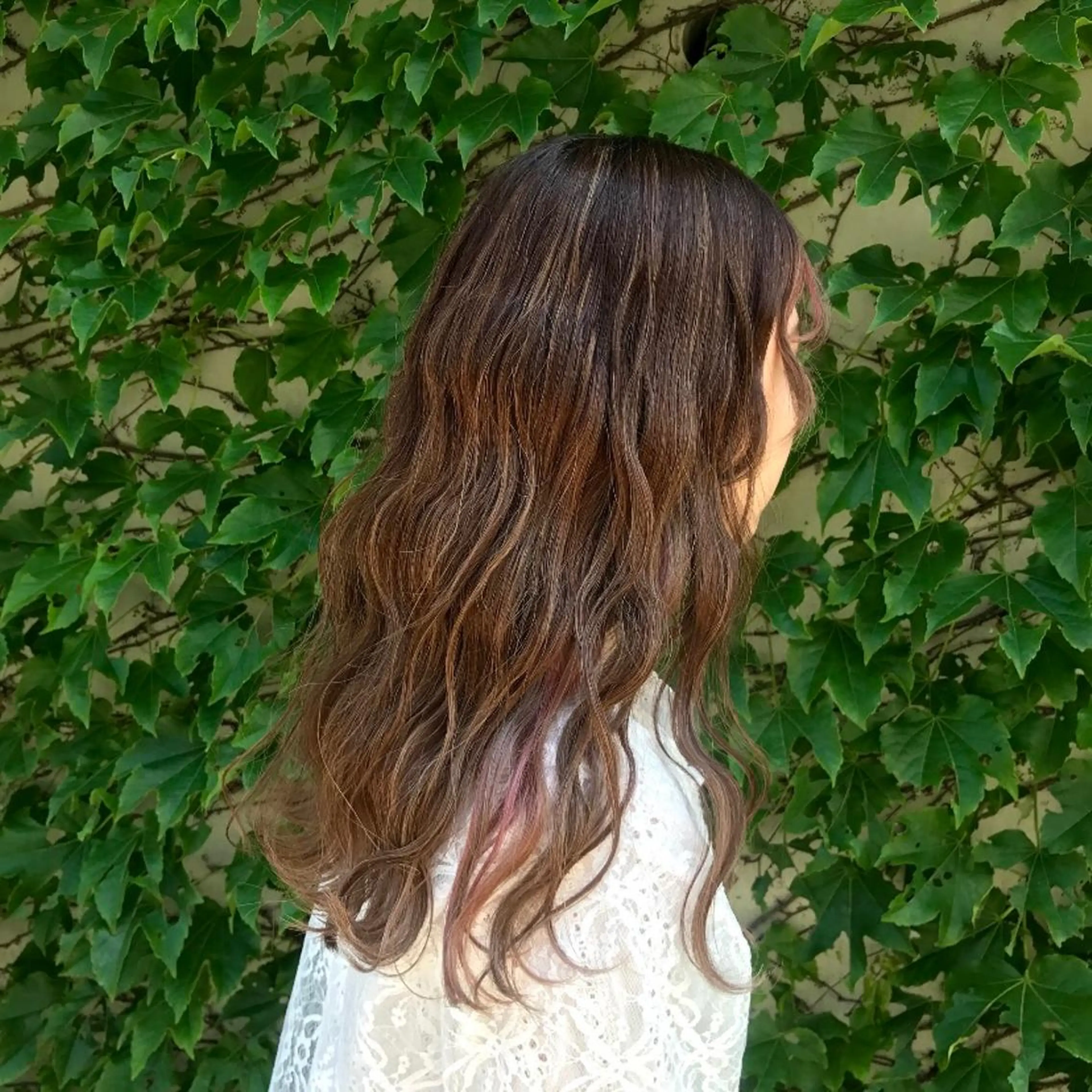 ロング カラー ハイライトカラー ハイライト ヘアカラー ｱｵﾇﾏﾐﾕ☁️ /ボブ/ハイトーン/のヘアスタイル
