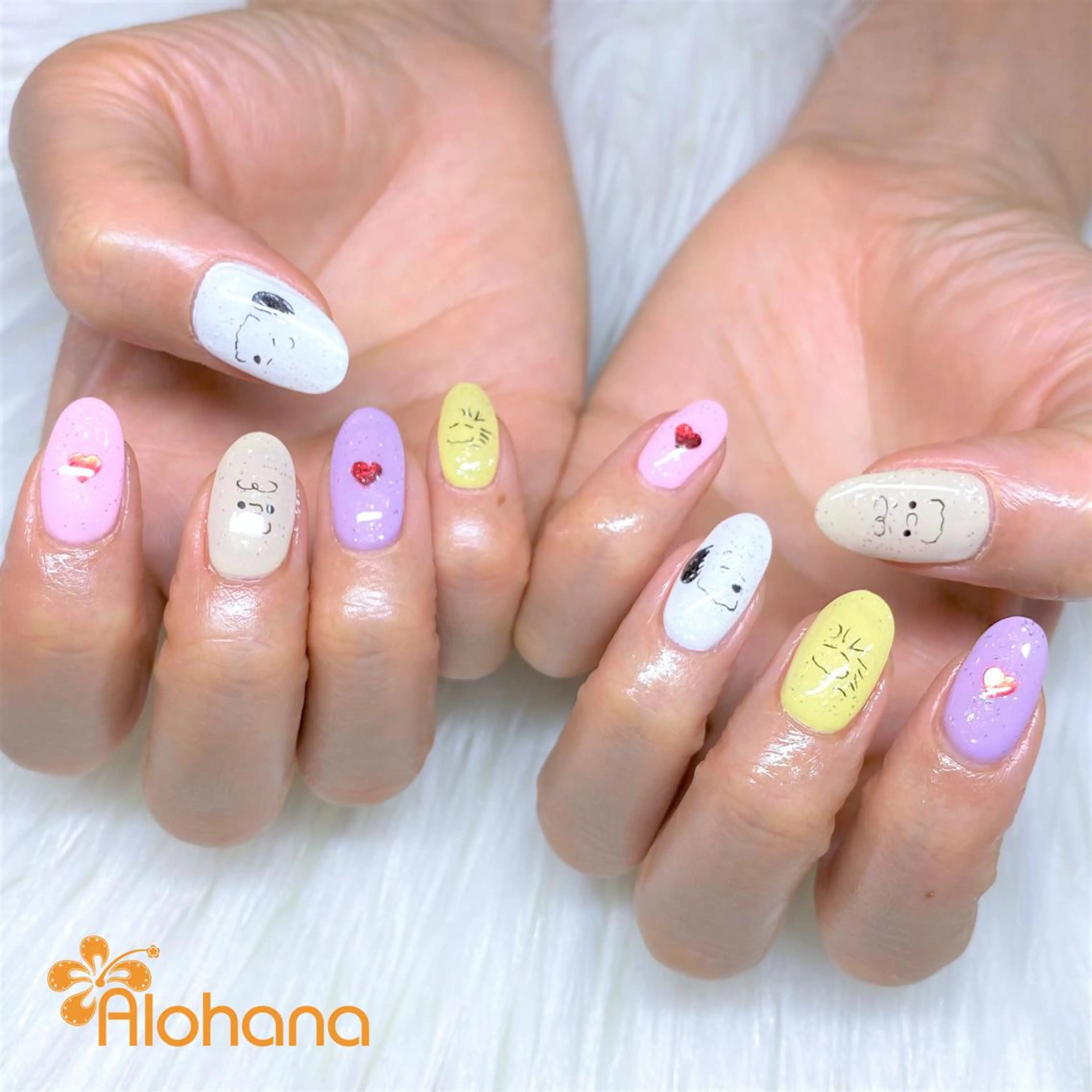 ネイル ハンドネイル Alohana Minaのネイルデザイン