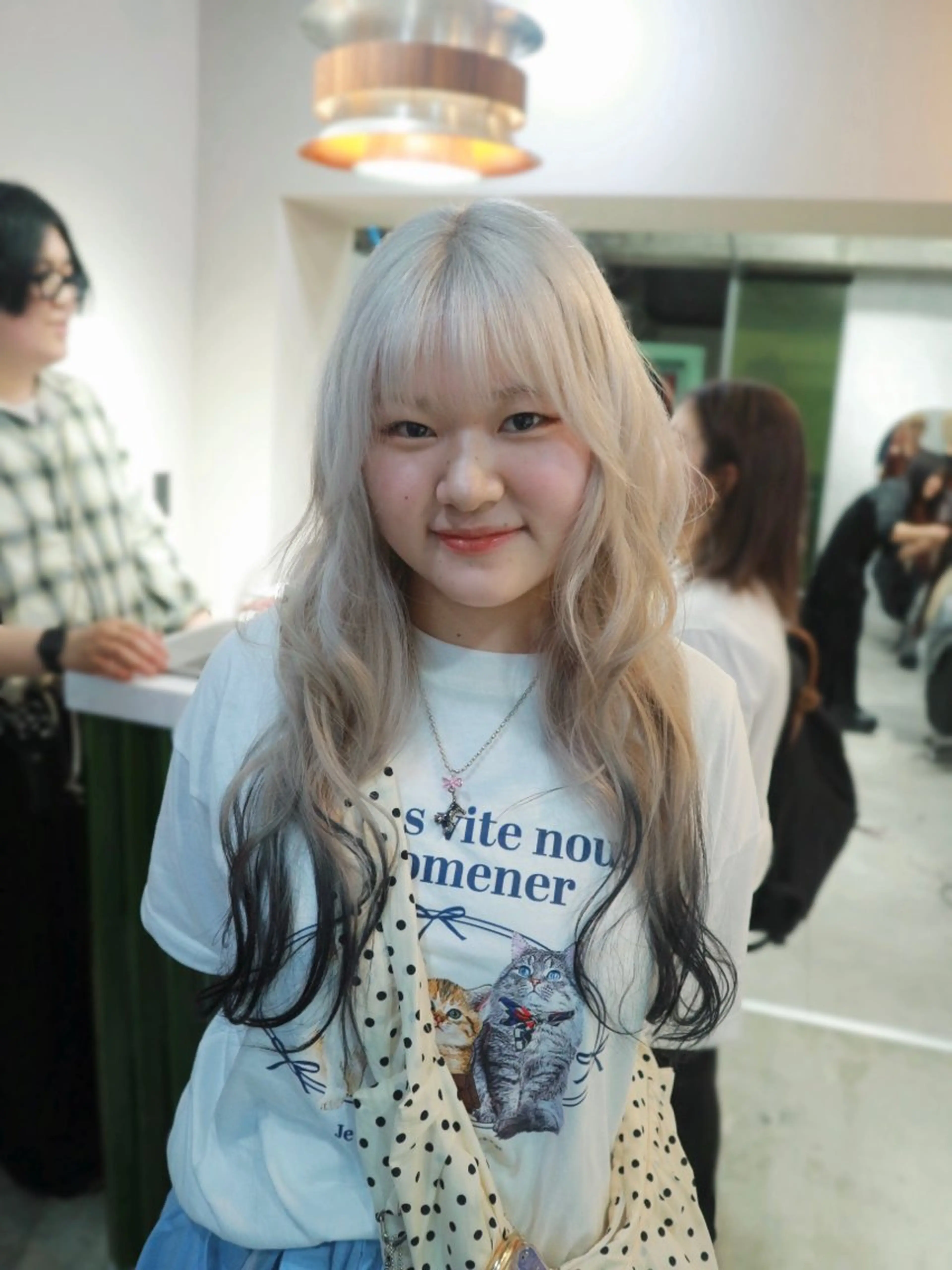 ロング カラー ヘアカラー ハイトーン/メンズ/ デザイン/梅田/ミユのヘアスタイル