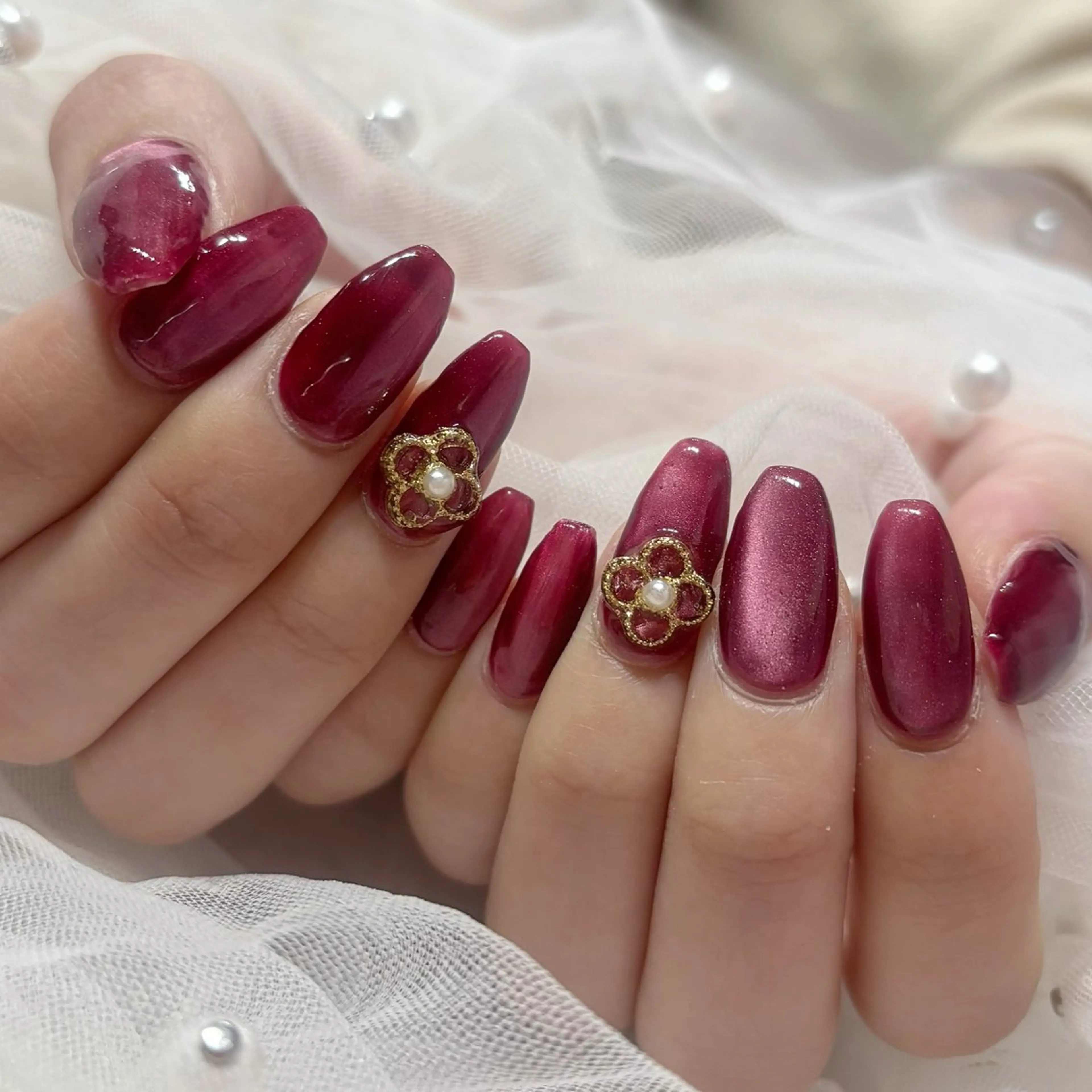 ネイル ハンドネイル あ きのネイルデザイン