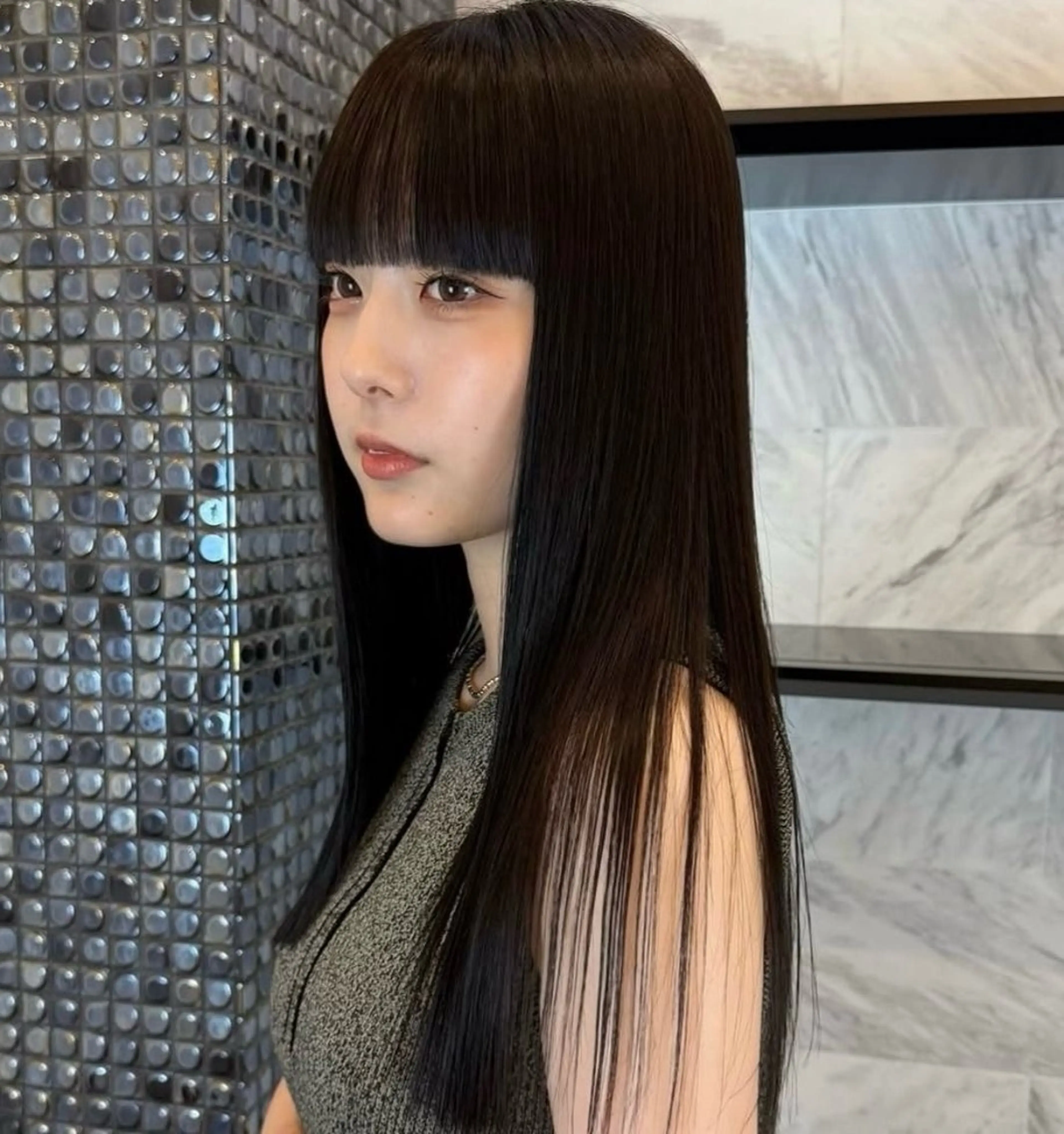 【人気No.1髪質改善🪄︎︎】酸性ストレート🐩🪽ダメージを抑えてうる艶ストレートヘアに仕上げます💁🏼♀️♪♪の写真