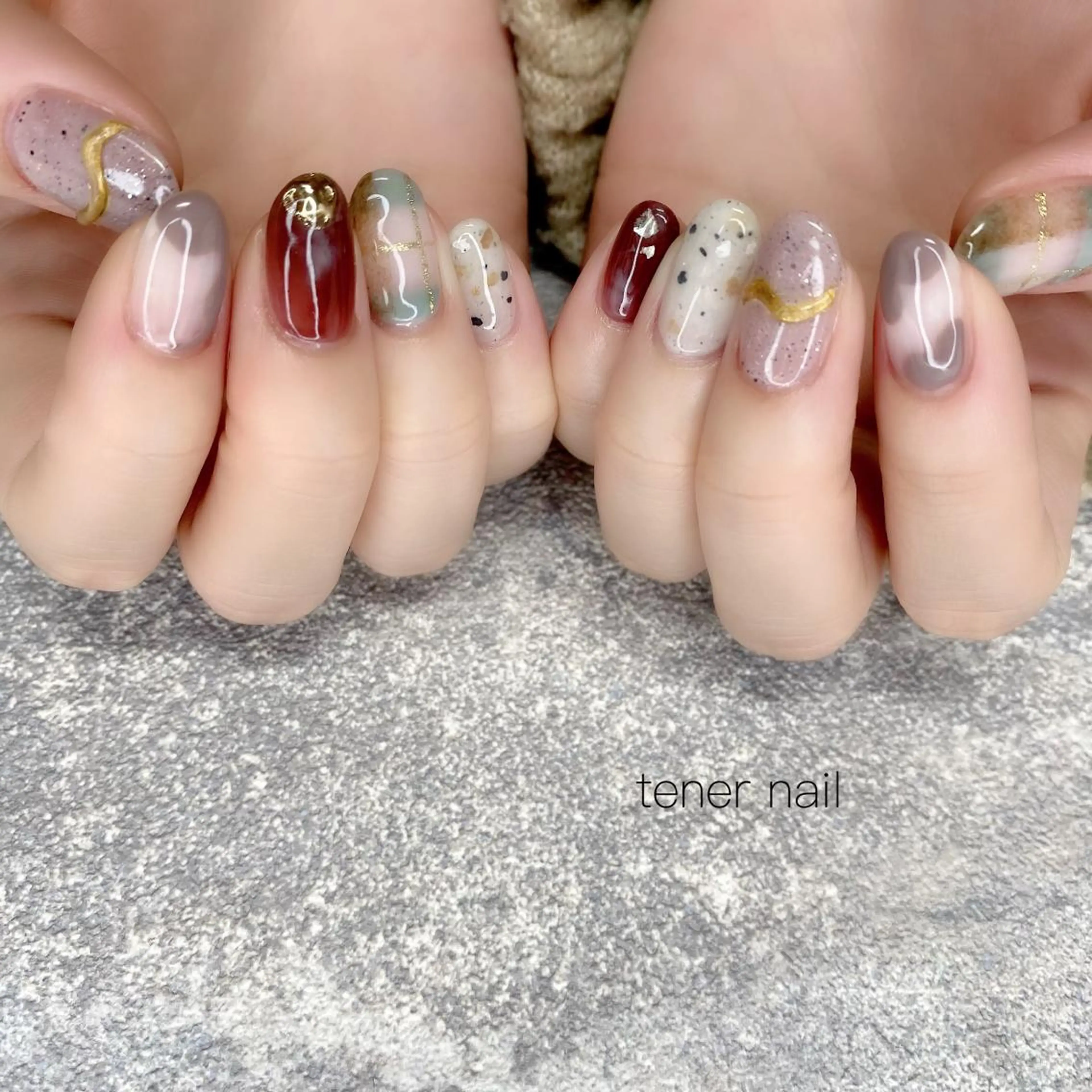ネイル ニュアンスネイル テネルネイル tener nailのネイルデザイン