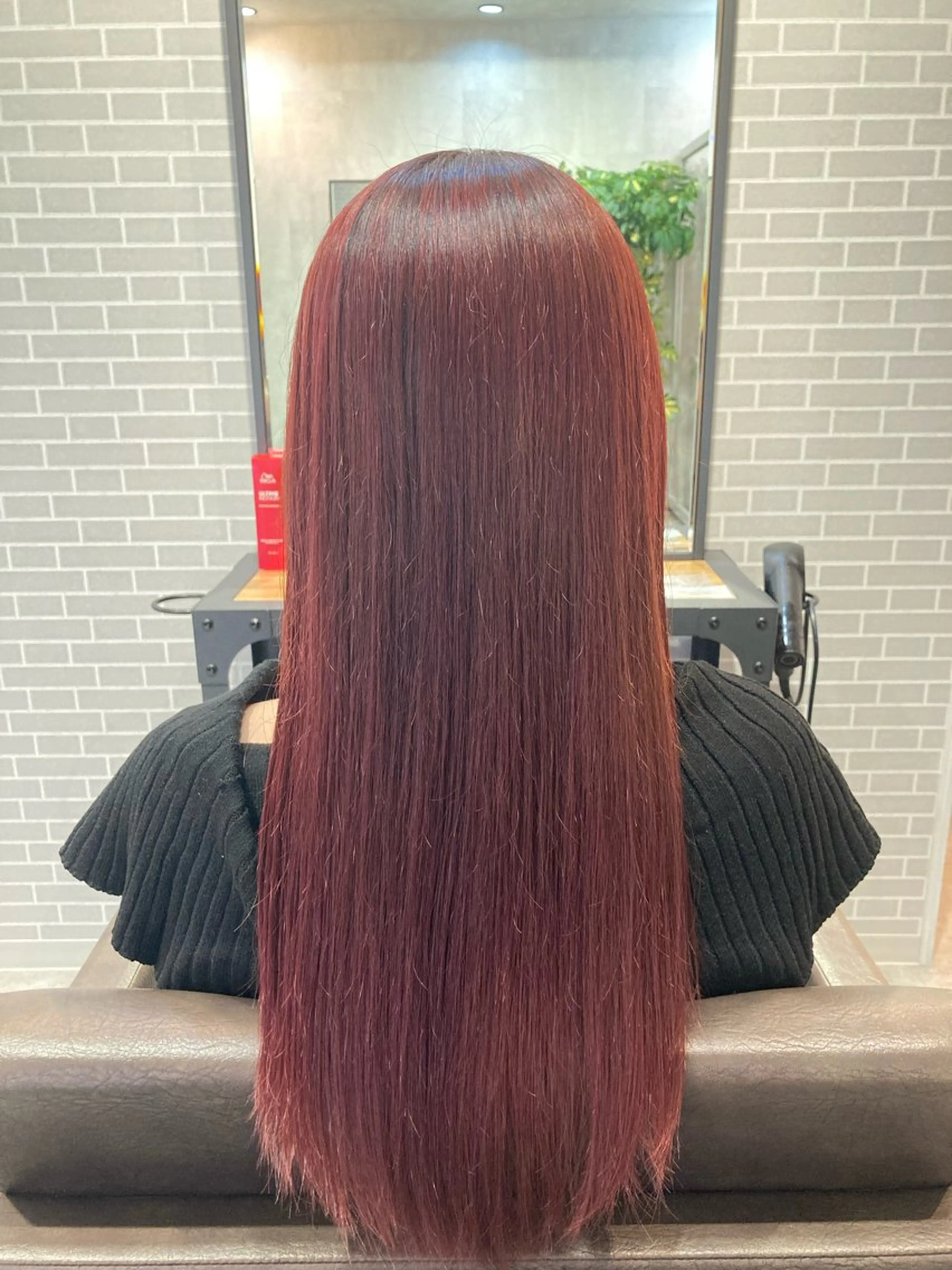 ロング カット ヘアカラー ぱく みやんのヘアスタイル