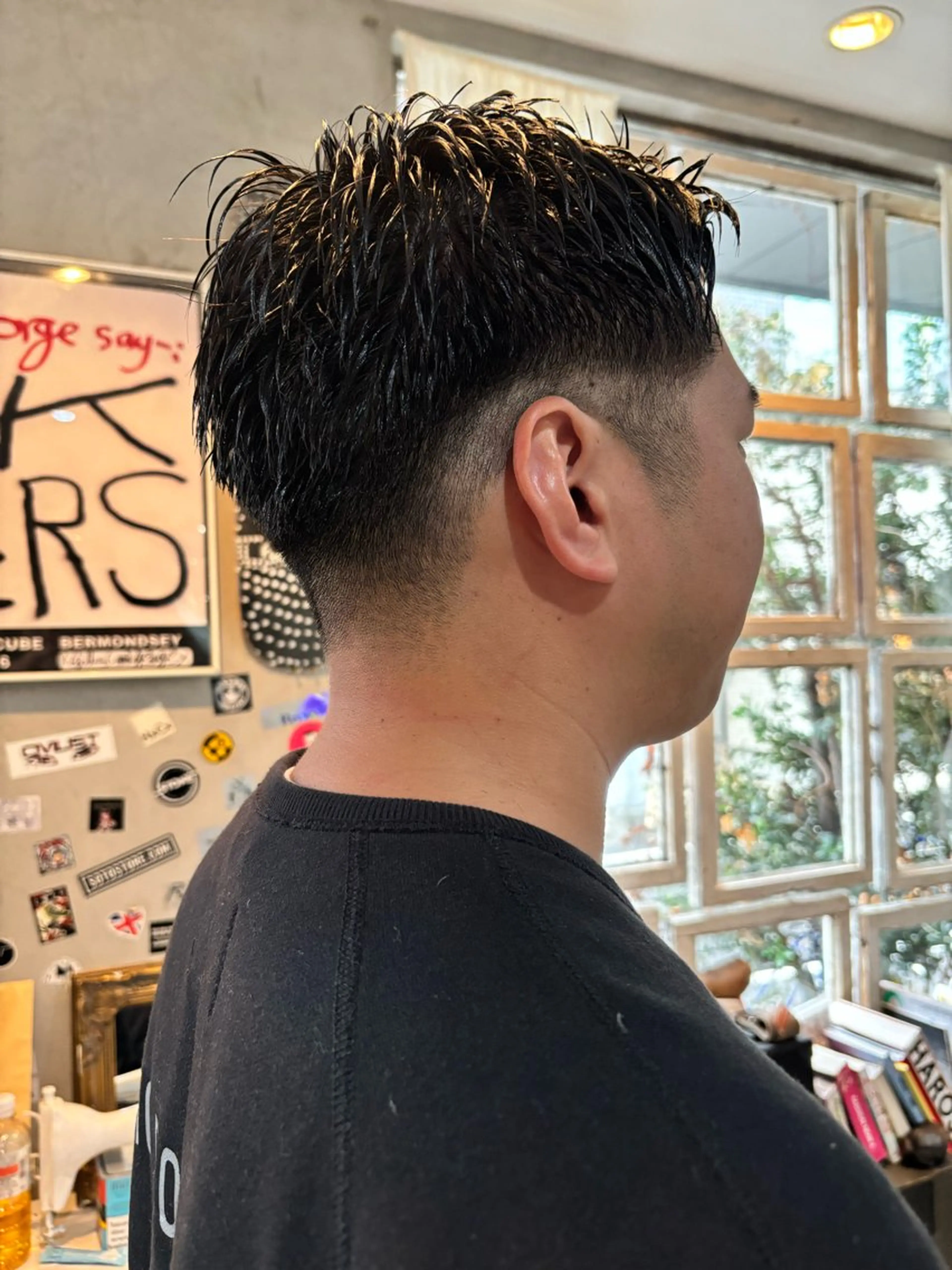 ショート メンズ フェードカット 刈り上げ ショートヘア 中目黒メンズ刈り上げ Harunaのヘアスタイル