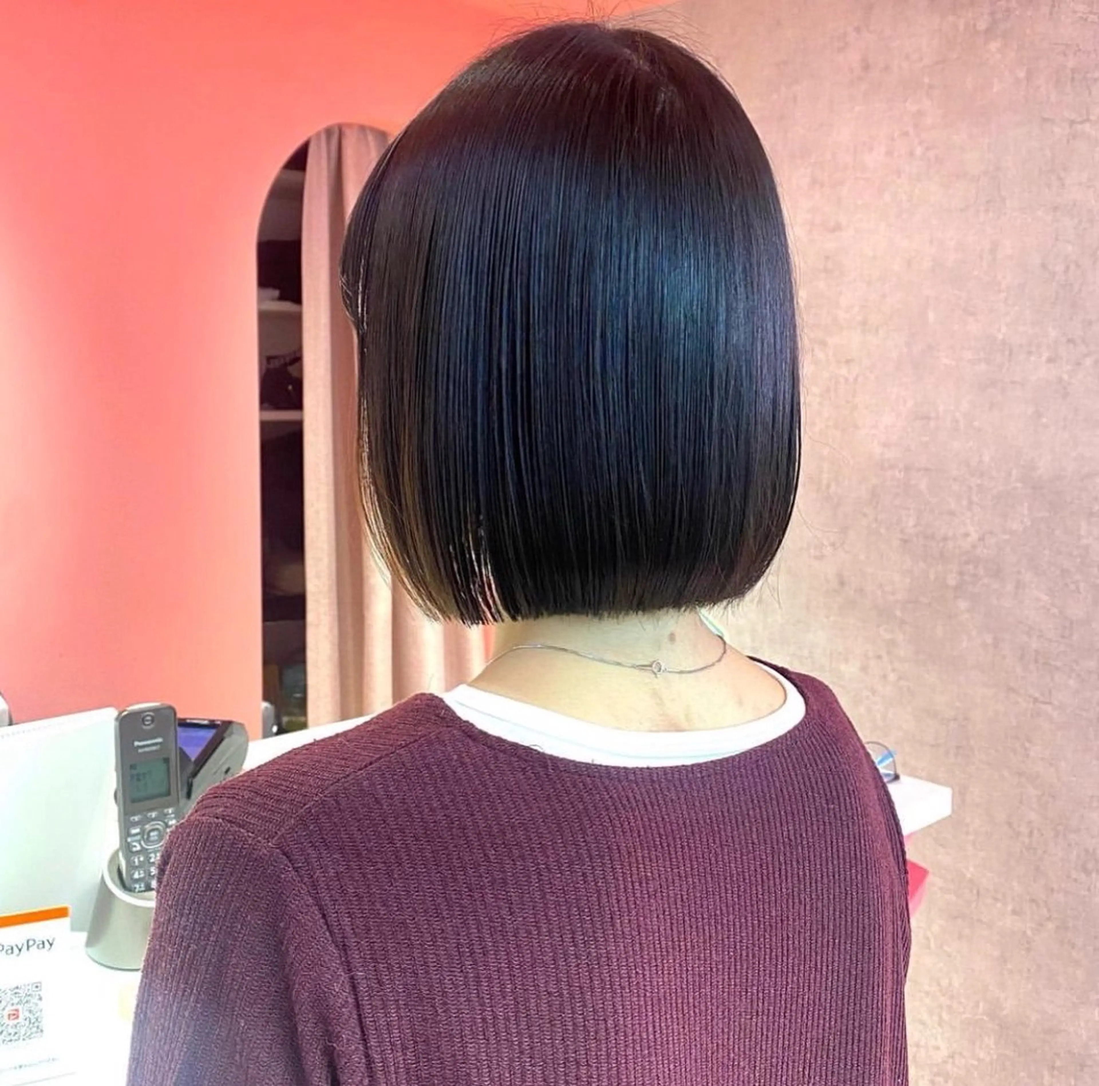 ミディアム 縮毛矯正/レイヤー/ 髪質改善/林のヘアスタイル