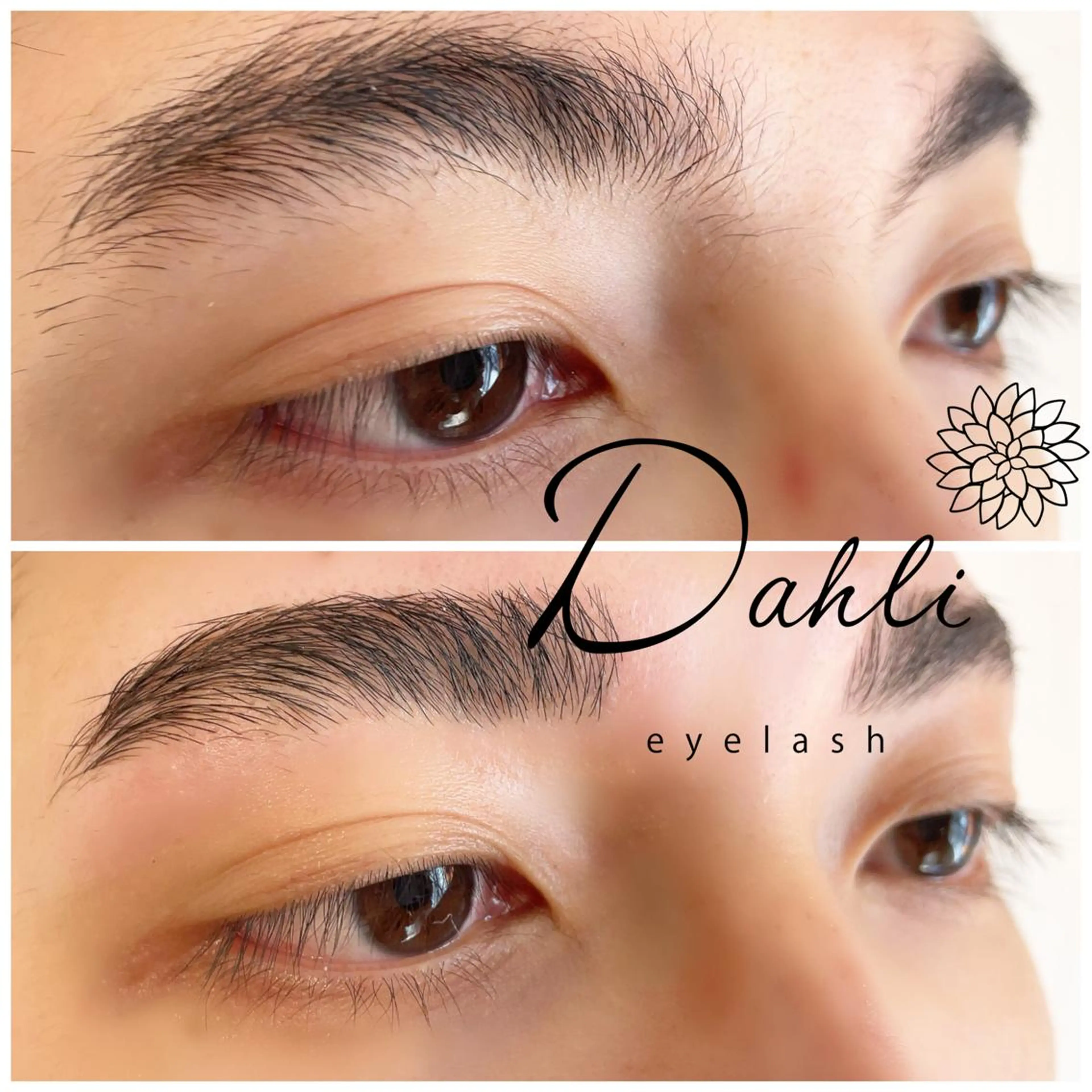 メンズ アイブロウ Dahli eyelashのマツエク・マツパデザイン