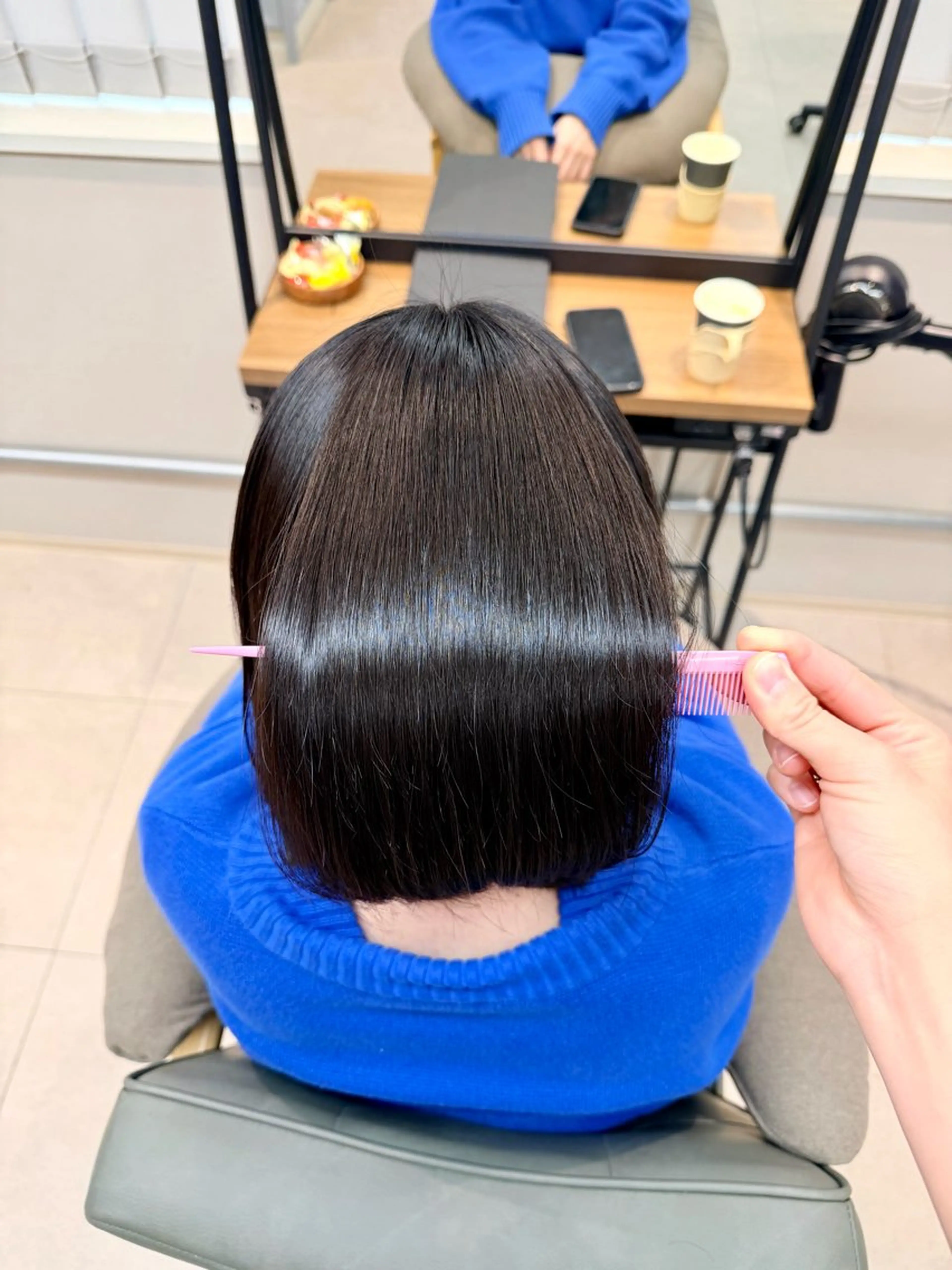ショート ヘアカラー トリートメント 縮毛矯正/髪質改善 /SATOKOのヘアスタイル