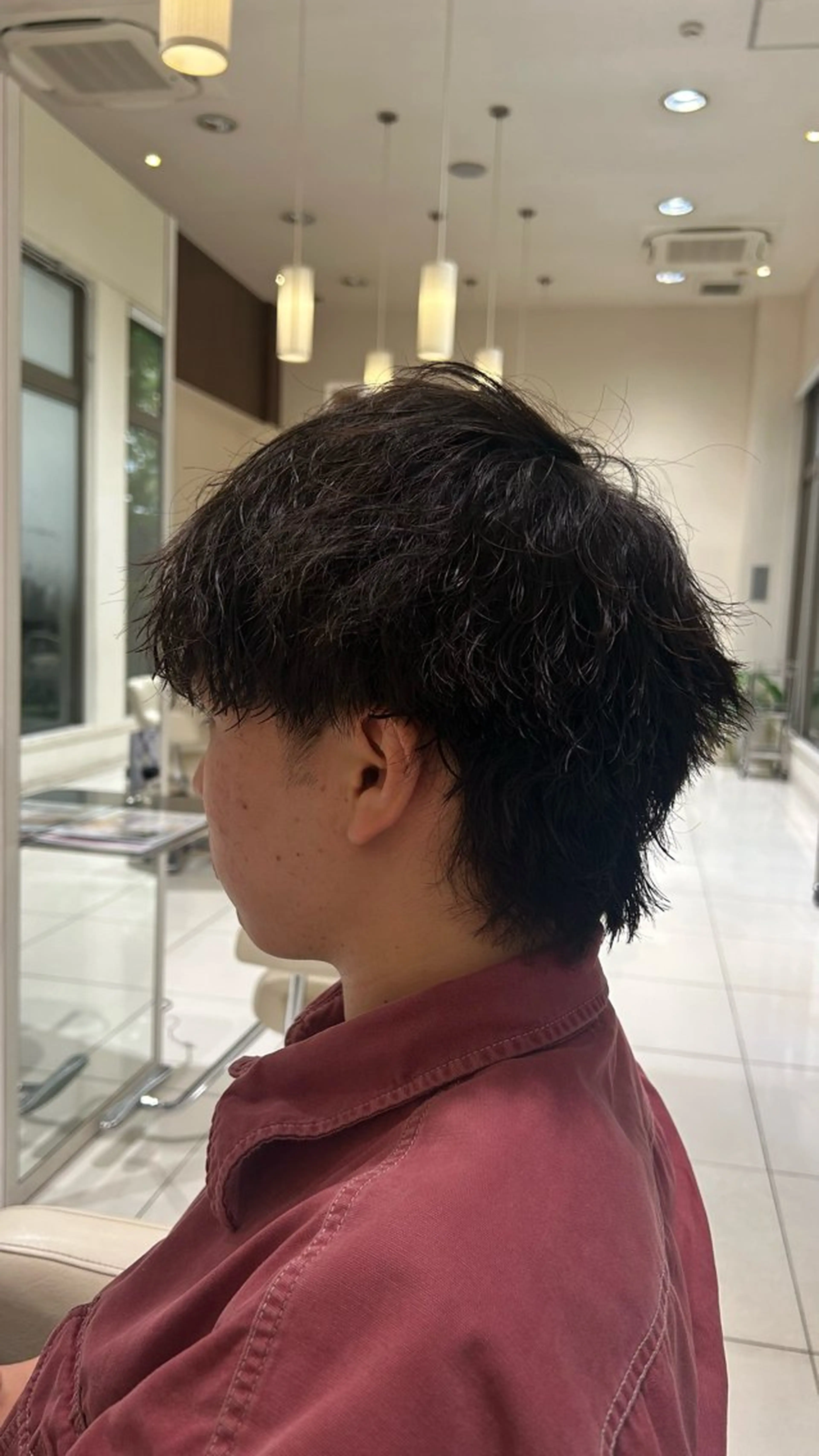 パーマ メンズ 窪田 百花のヘアスタイル