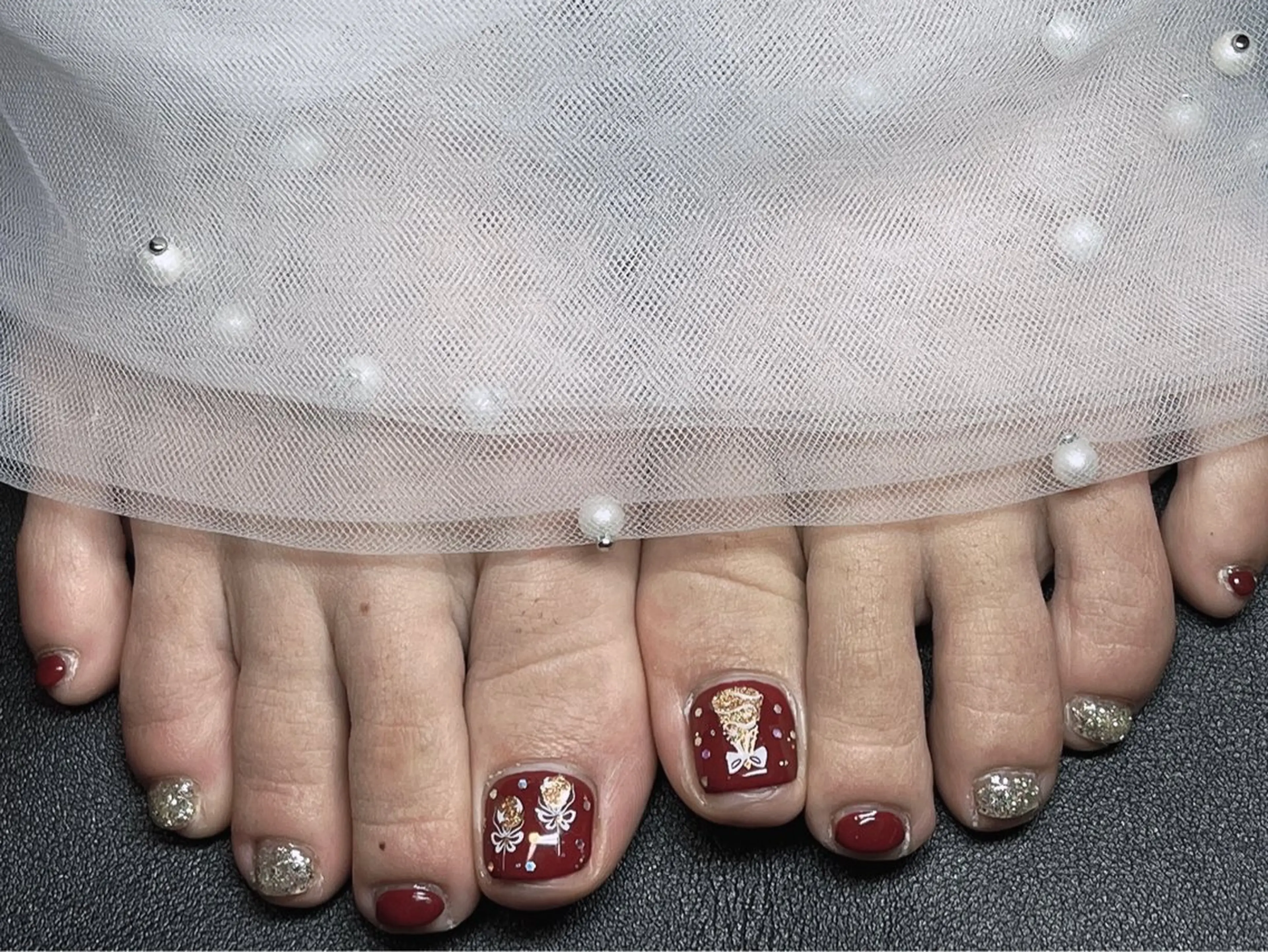 ネイル 冬ネイル クリスマス ネイル スゥリールのネイルデザイン