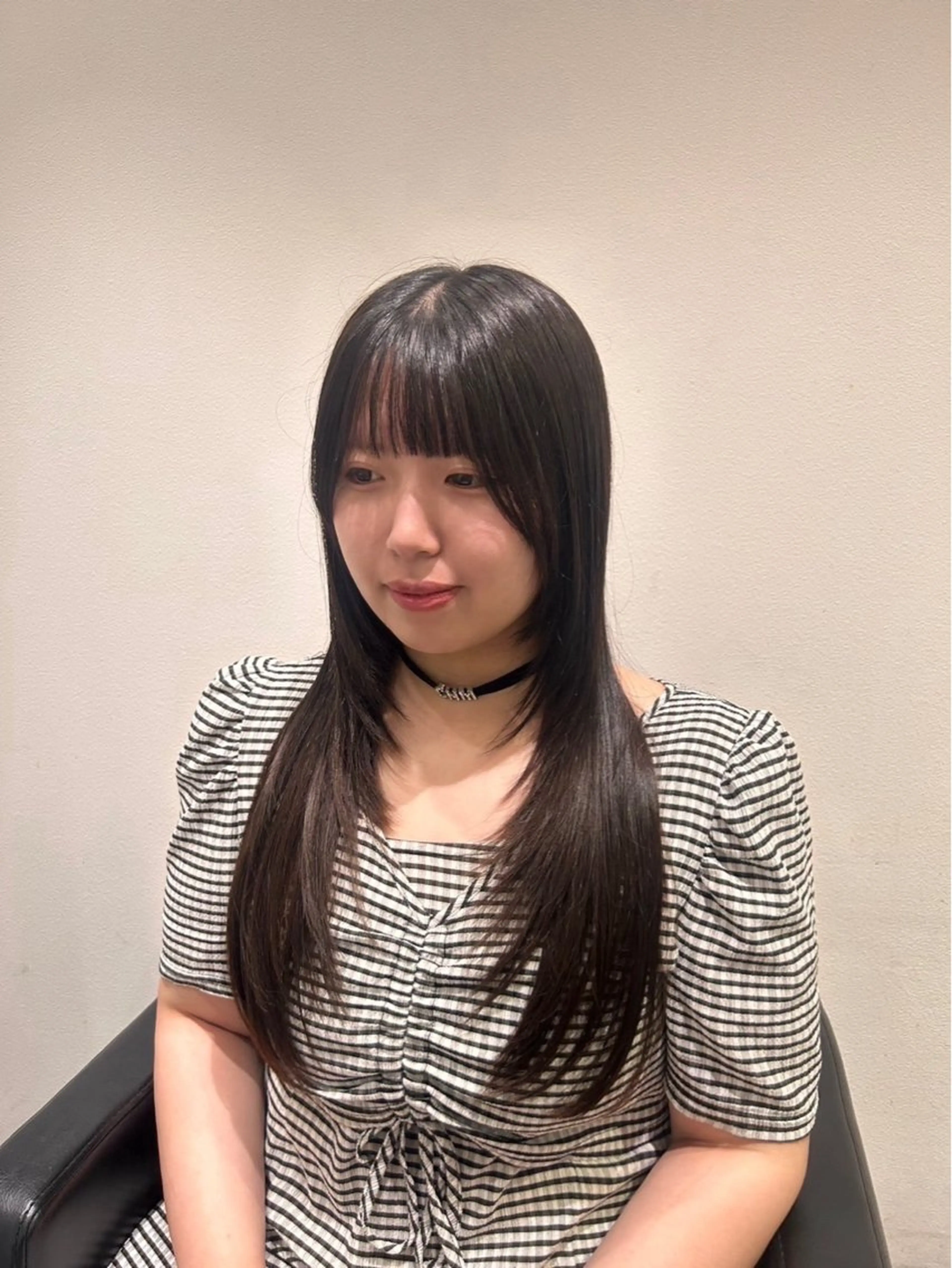 ロング 🤎オリーブカラー× パーマ特化💫森口のヘアスタイル