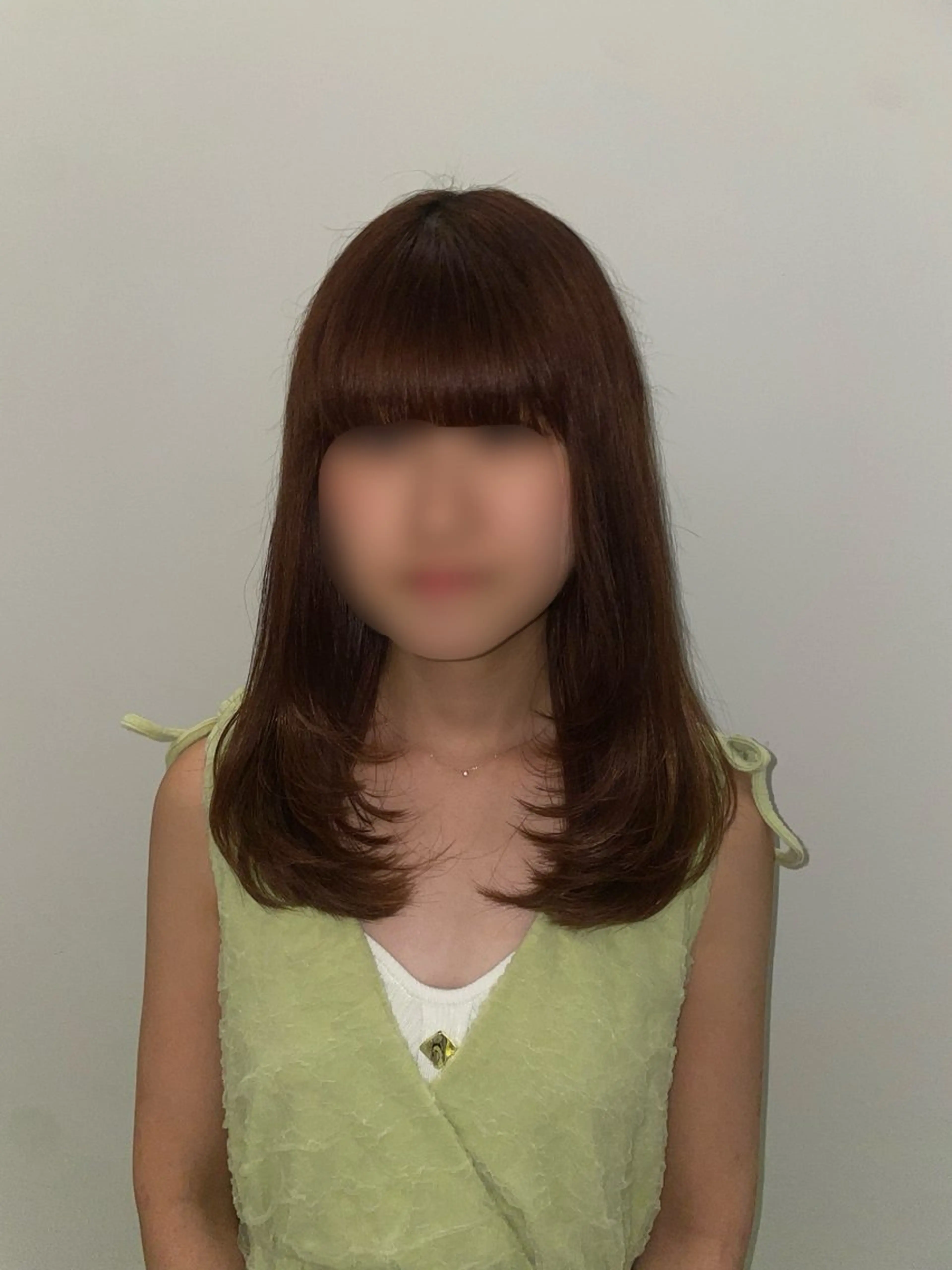 セミロング ミユ/ショート/ カットモデル/名東区のヘアスタイル