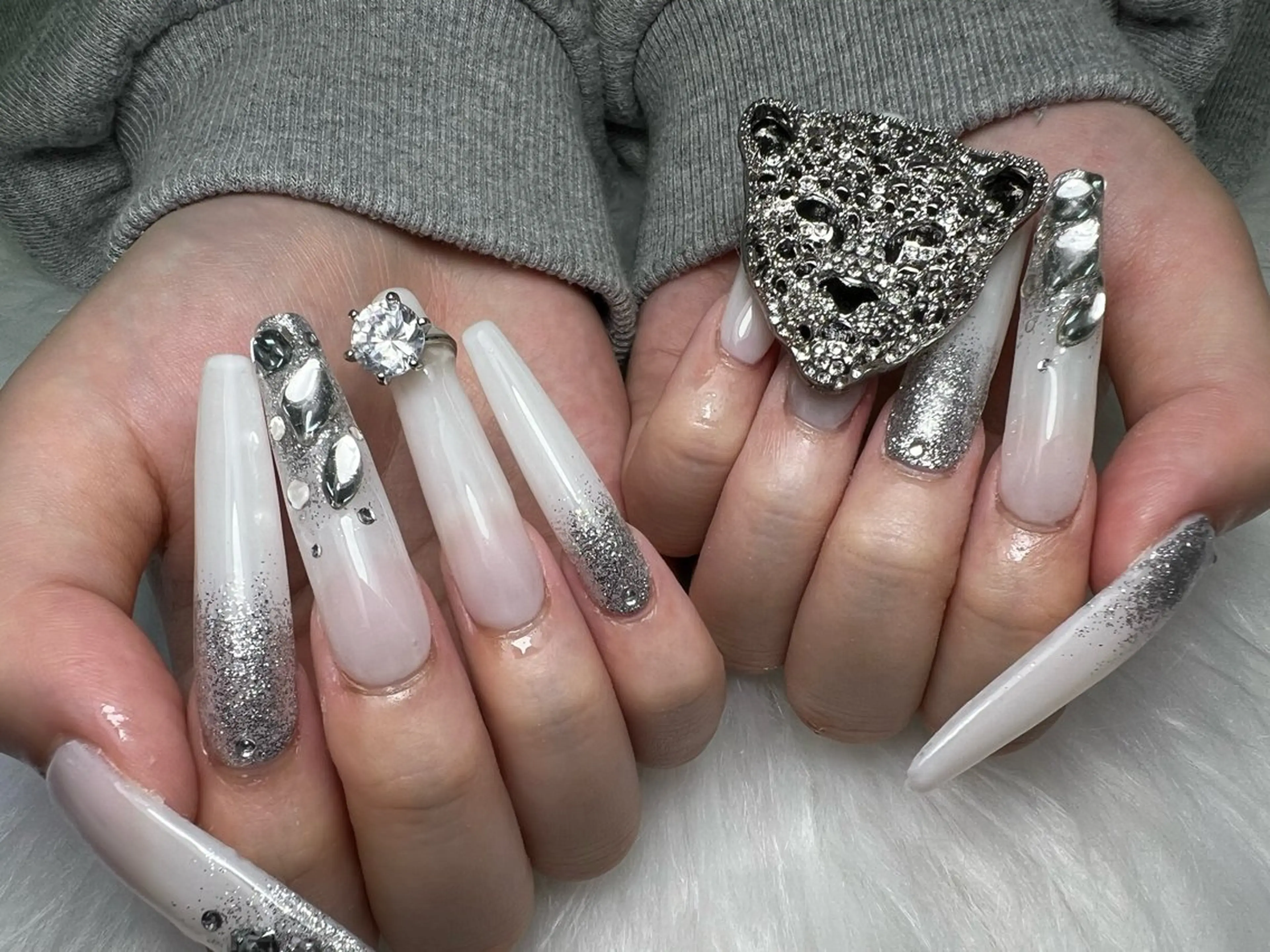 ネイル ハンドネイル Mana‪ ‪·͜· ❤︎‬のネイルデザイン