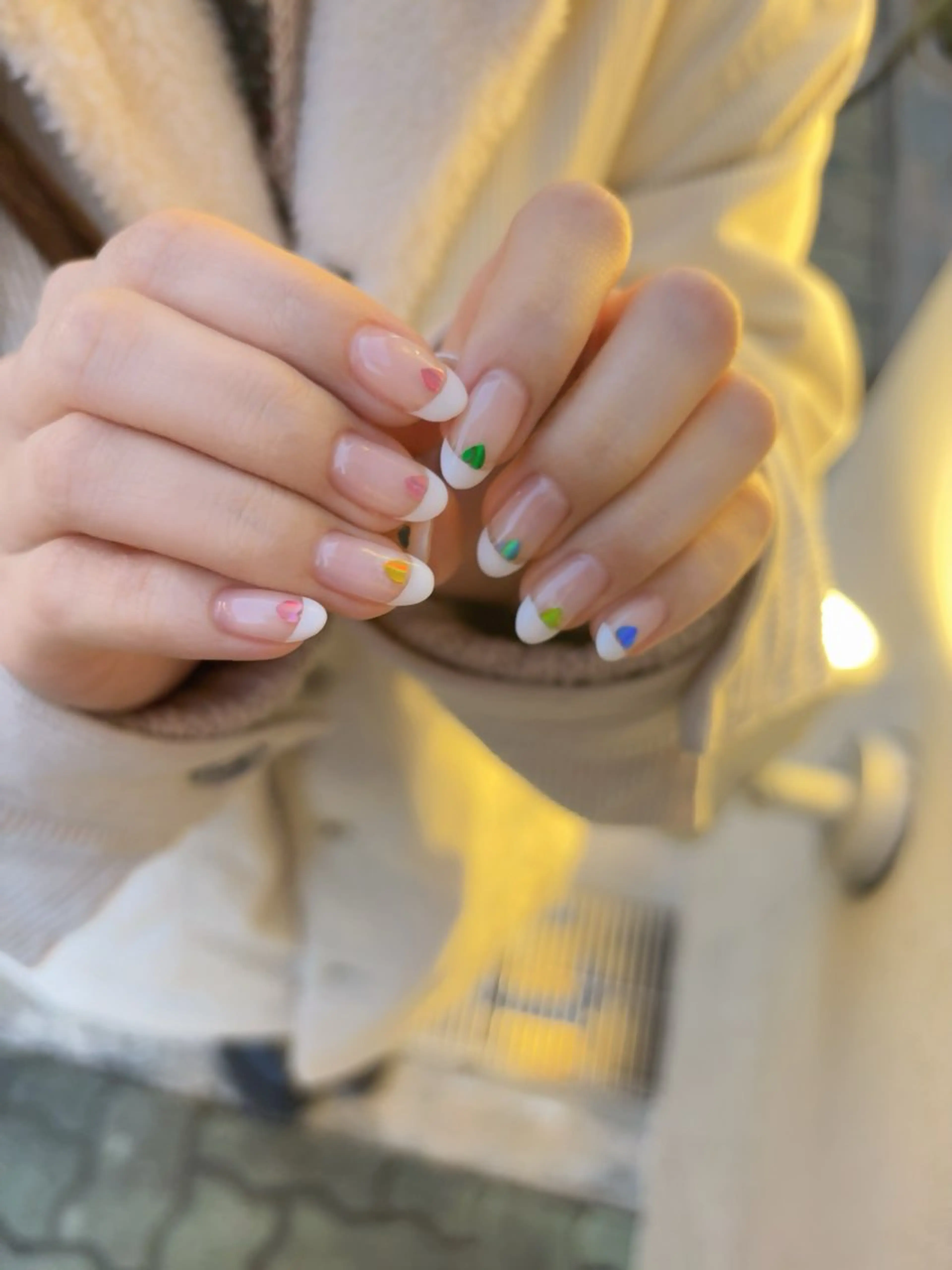 ネイル ホワイト ハンドネイル ハンドケア laviebelle norikoのネイルデザイン