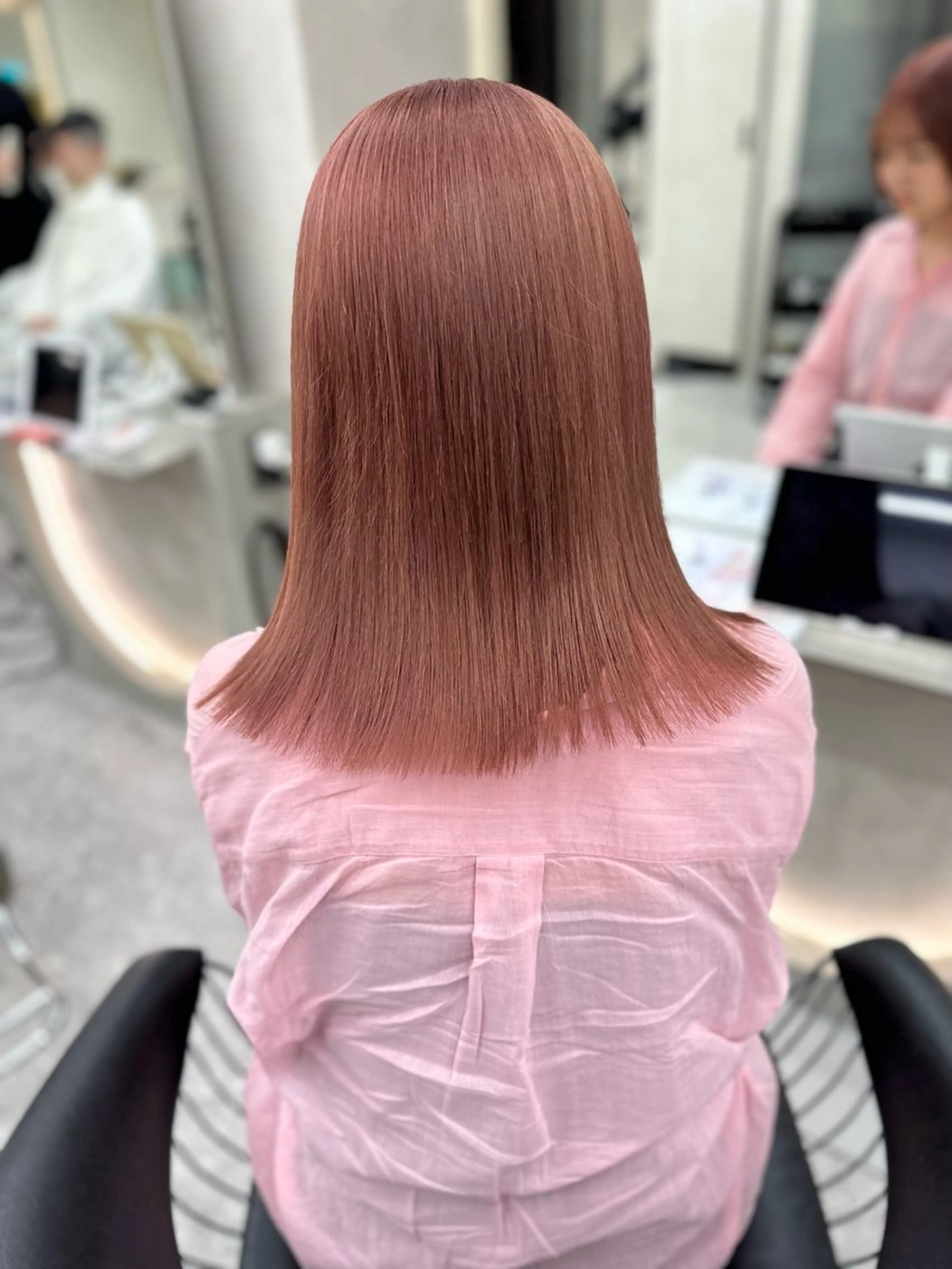 セミロング ヘアカラー トリートメント Lond  mare 🦋ayana🦋のヘアスタイル