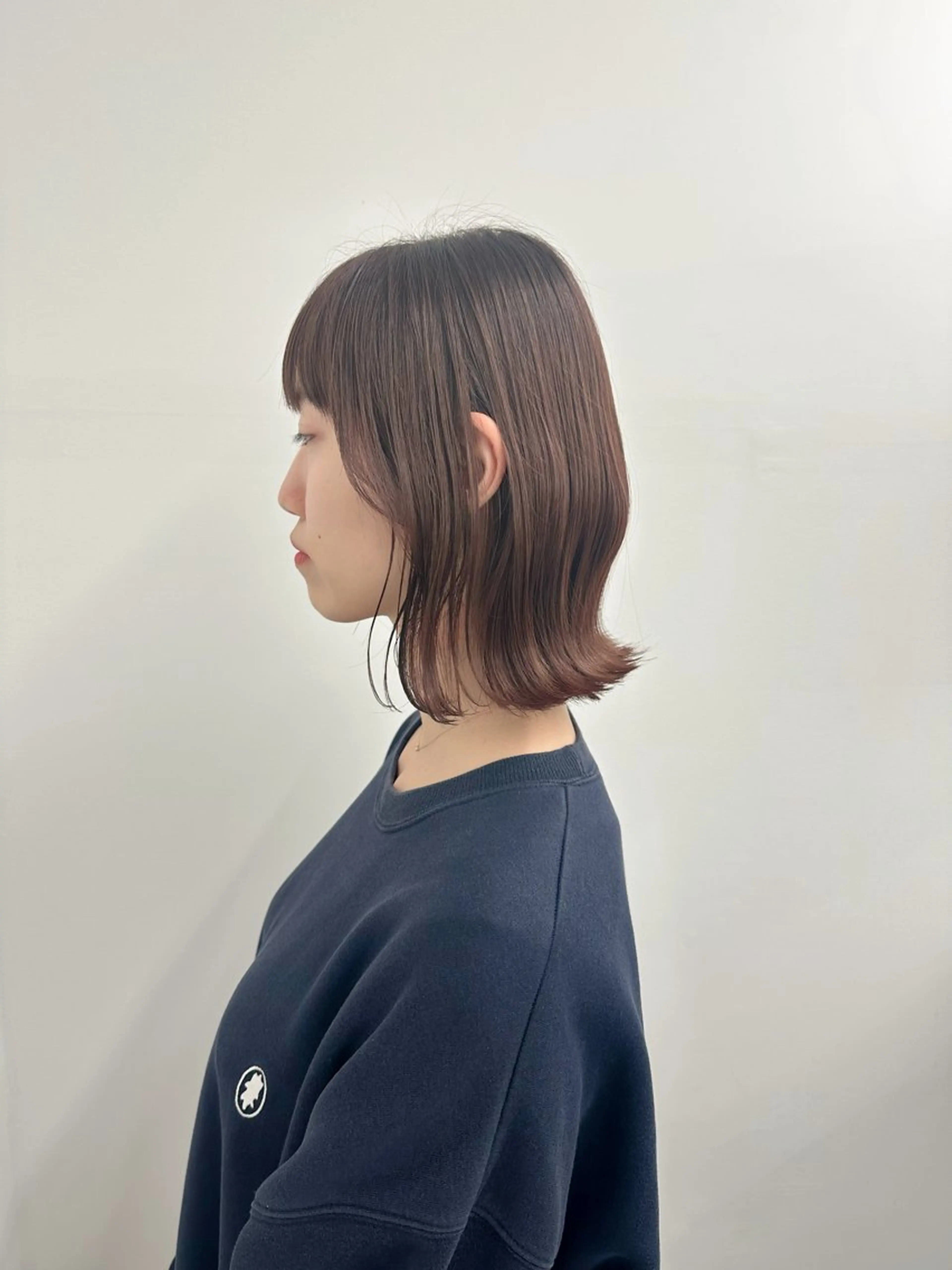 ミディアム カラー カット ヘアカラー トリートメント ブリーチなし/レイヤ ー特化🌈Tommyのヘアスタイル