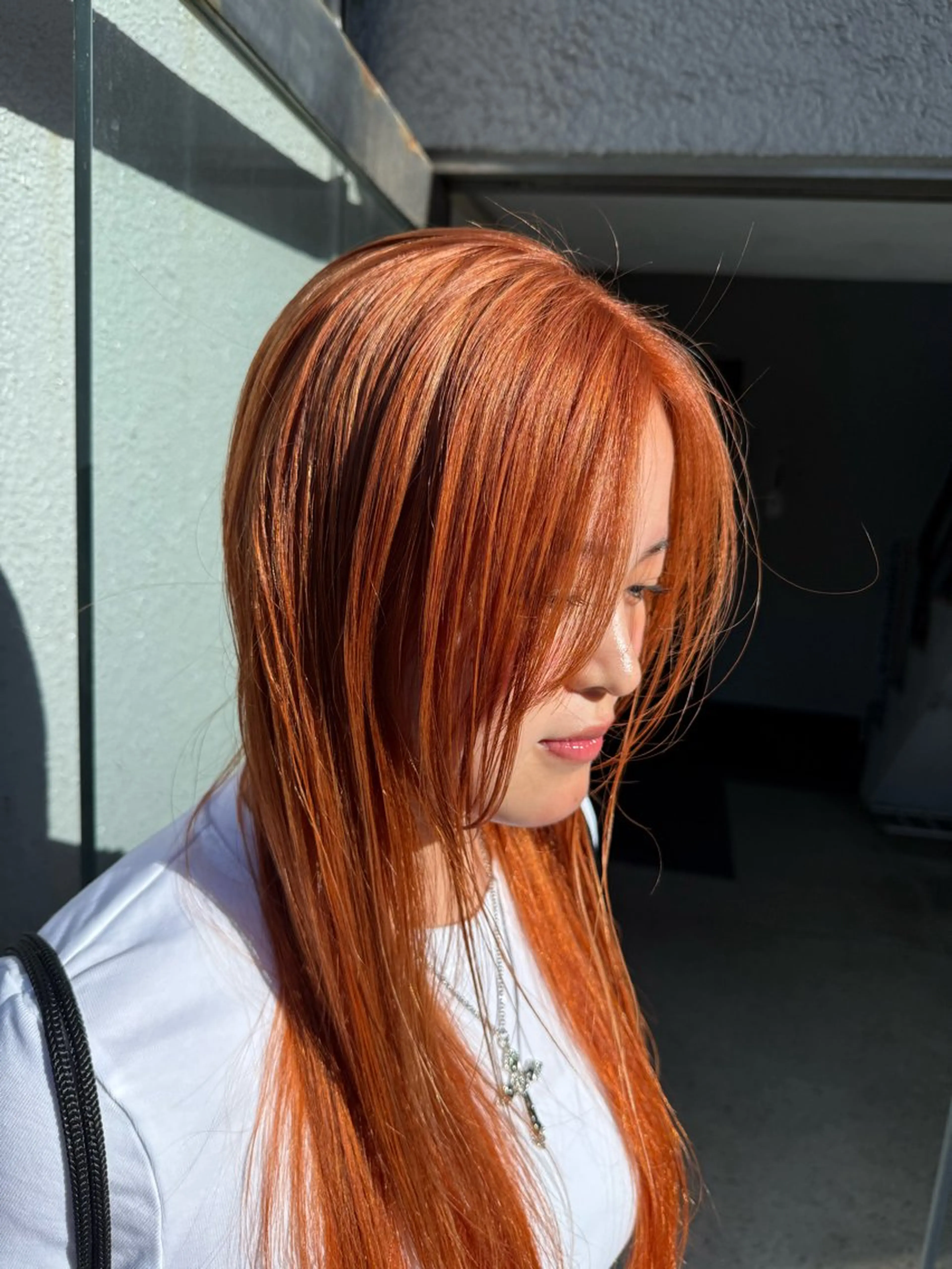 ロング カラー ブリーチ ヘアカラー echelle 🐈‍⬛瑠菜のヘアスタイル