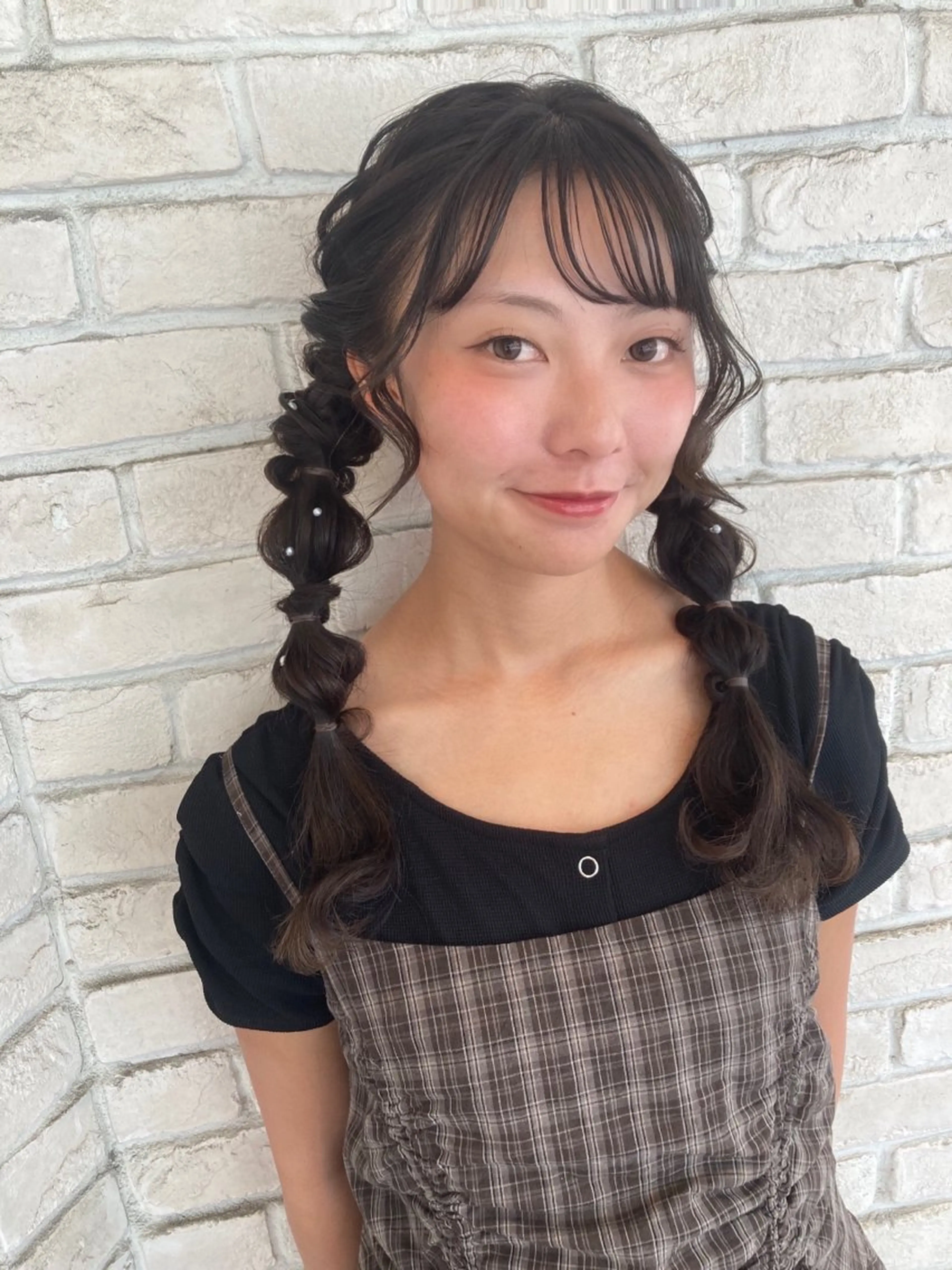 ロング あやかショート 白髪ぼかしのヘアスタイル