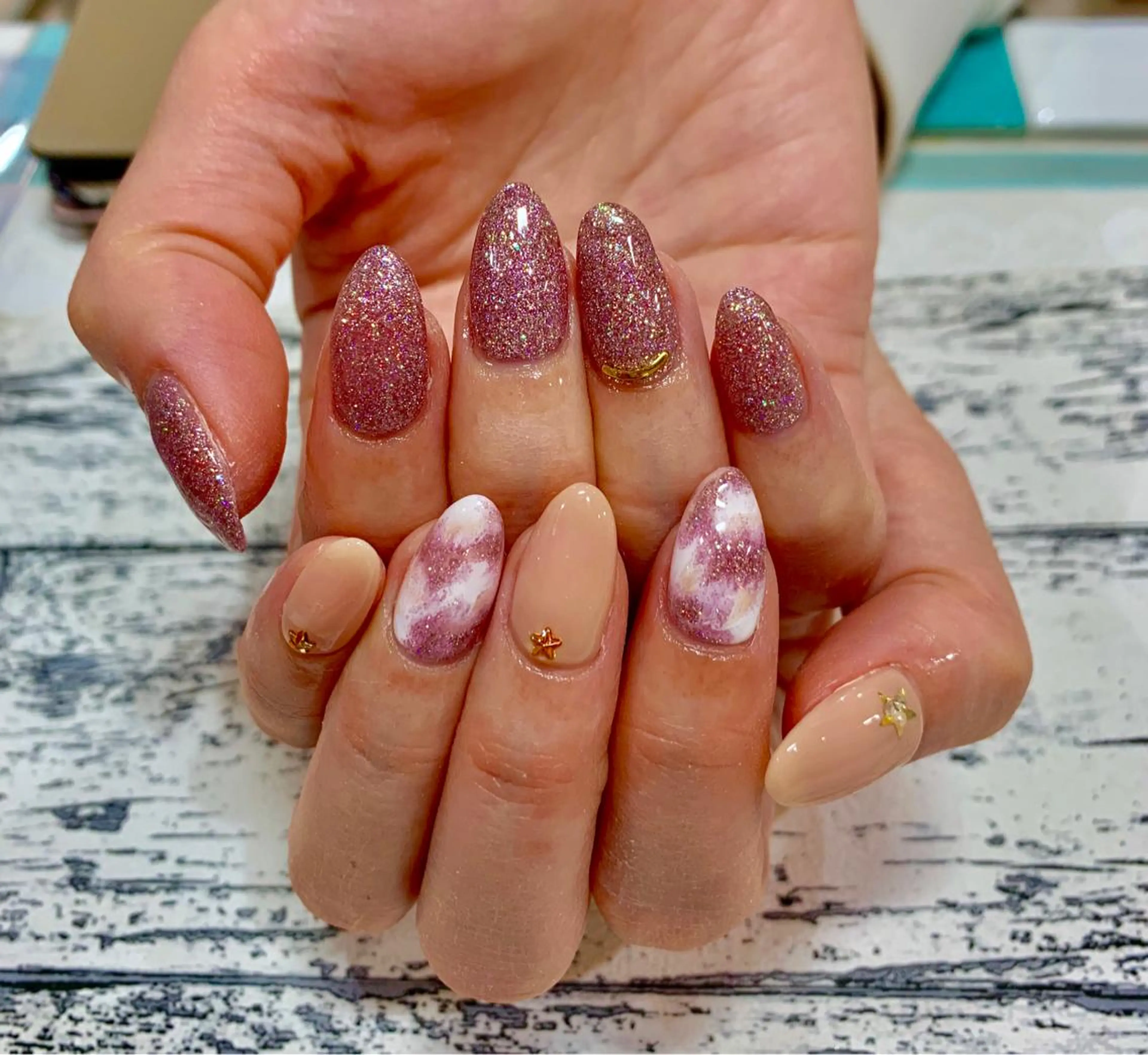 ネイル ハンドネイル 高尾 梨花のネイルデザイン