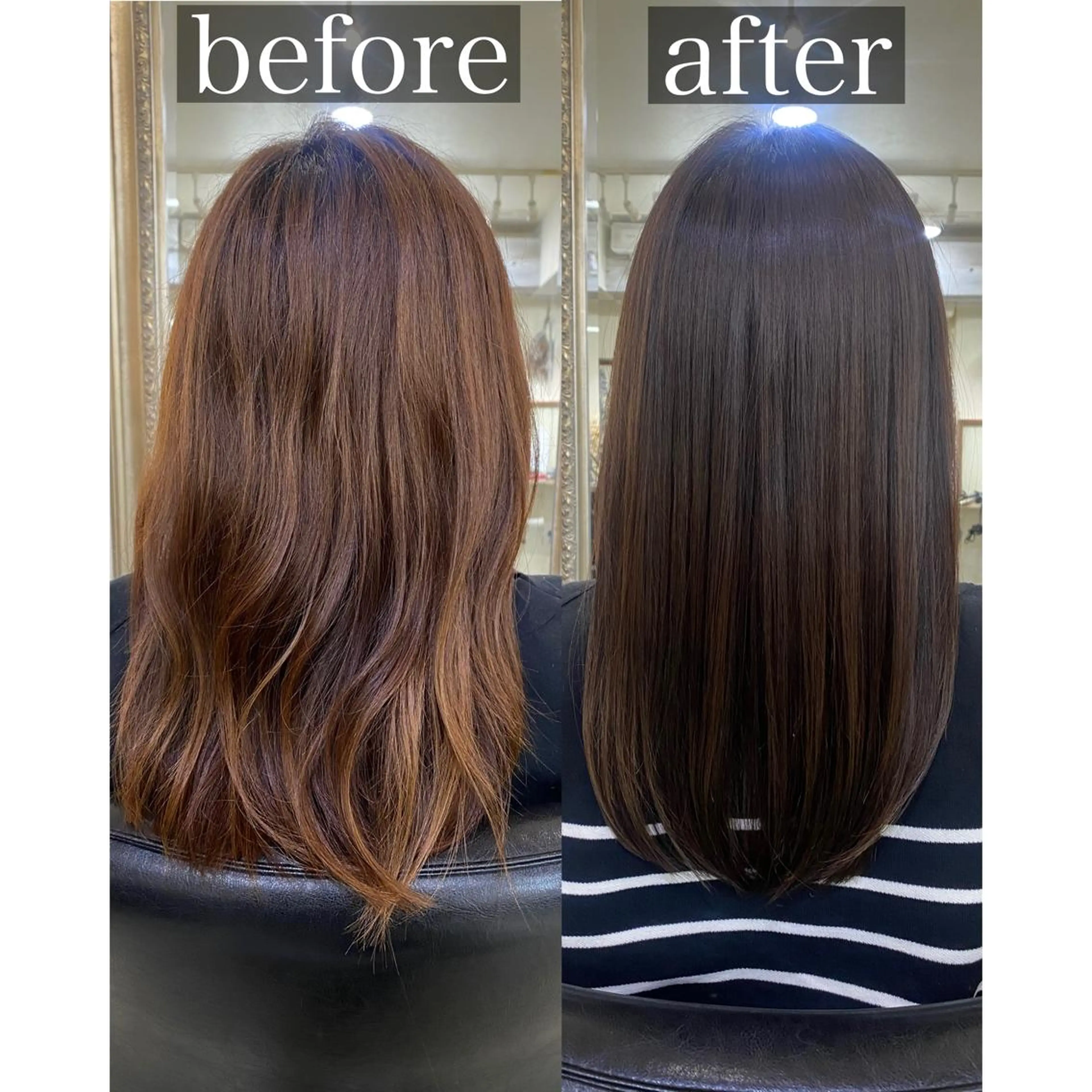 美髪矯正プレミアムストレートエステ(髪質改善Tr込 )　¥28600→¥27500の写真