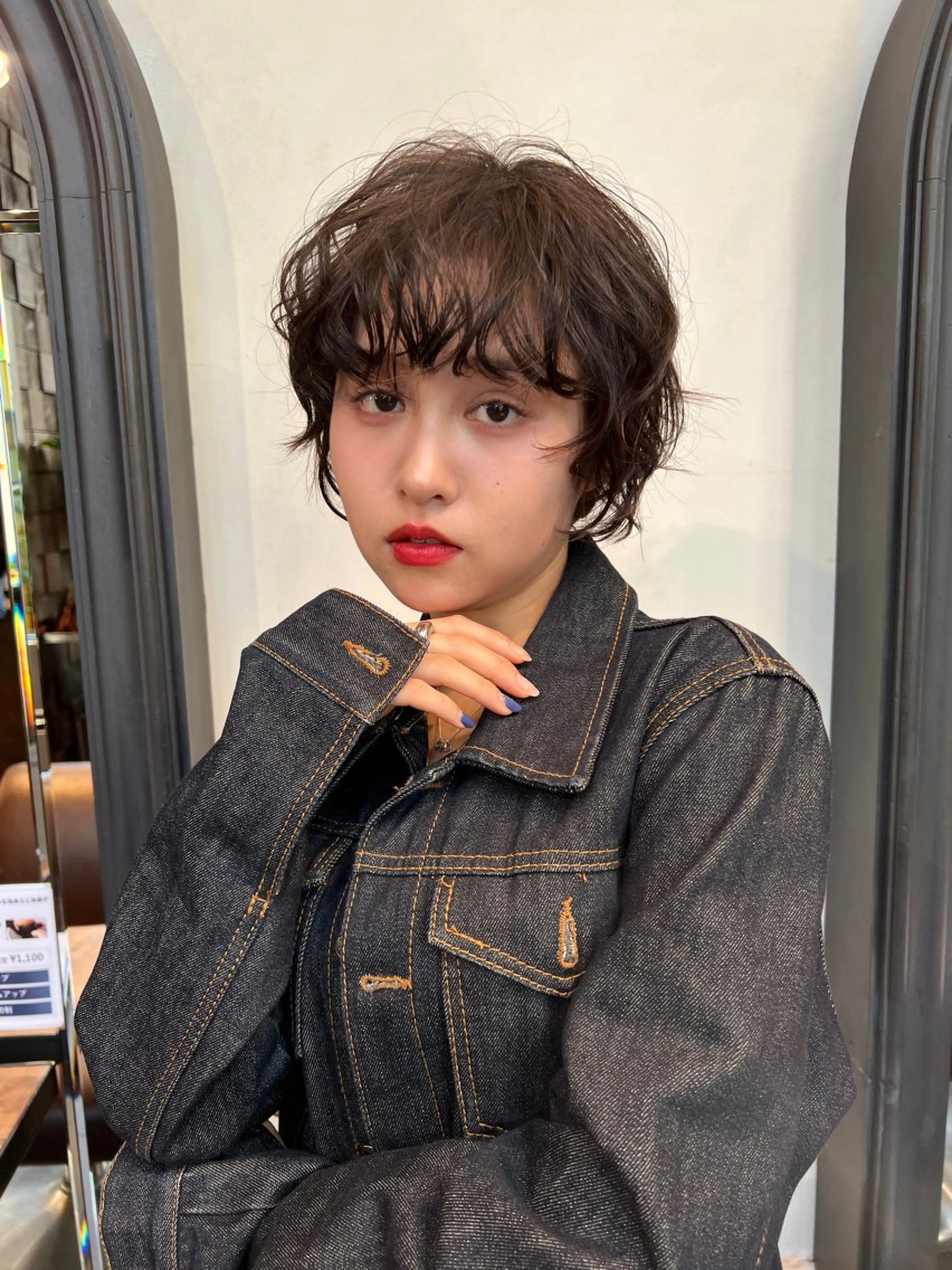 ショート パーマ MINX中村 公亮/デザインパーマのヘアスタイル