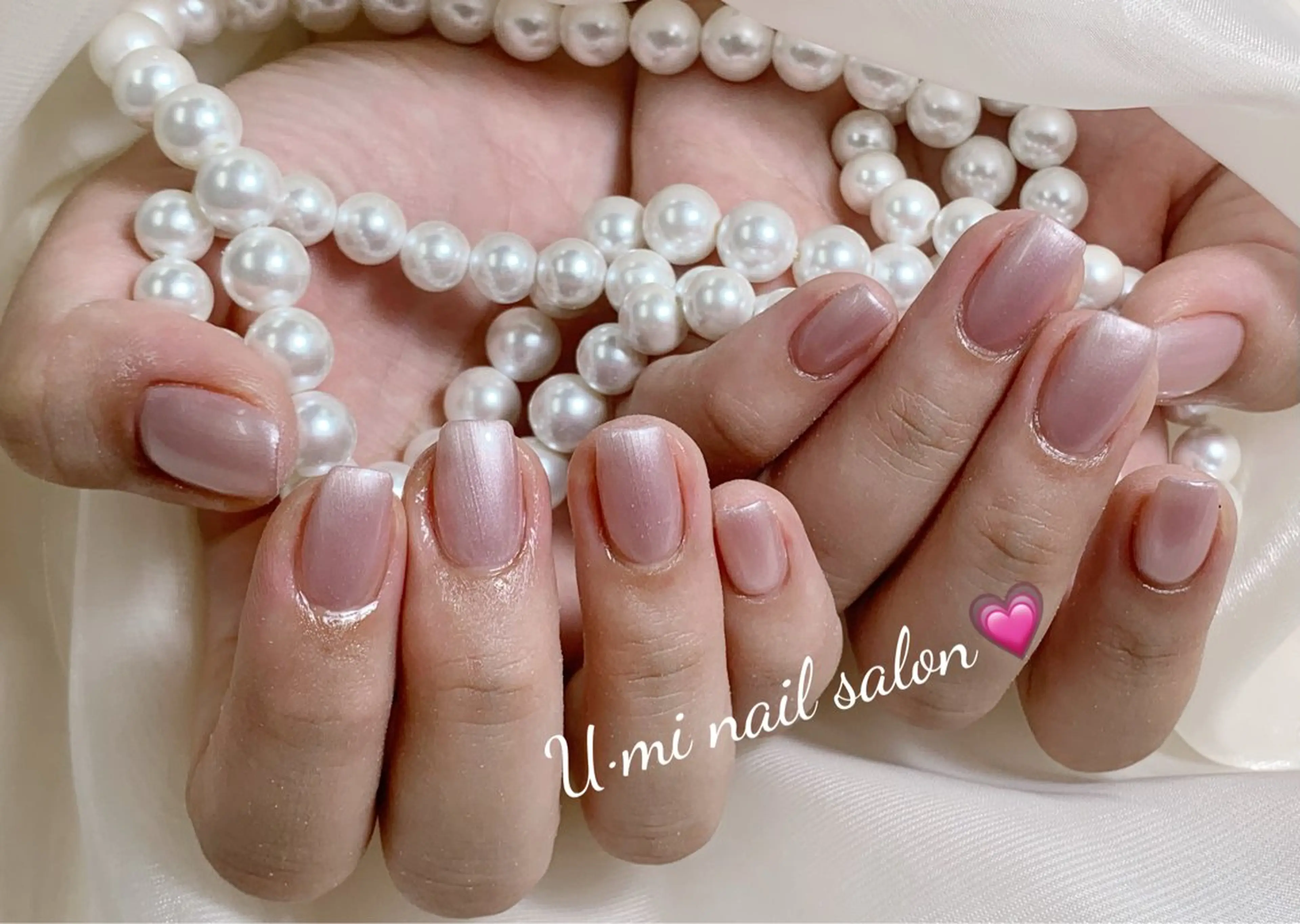 ネイル ワンカラーネイル U·Mi nail salon所属・U·Mi 上野御徒町容のネイルデザイン