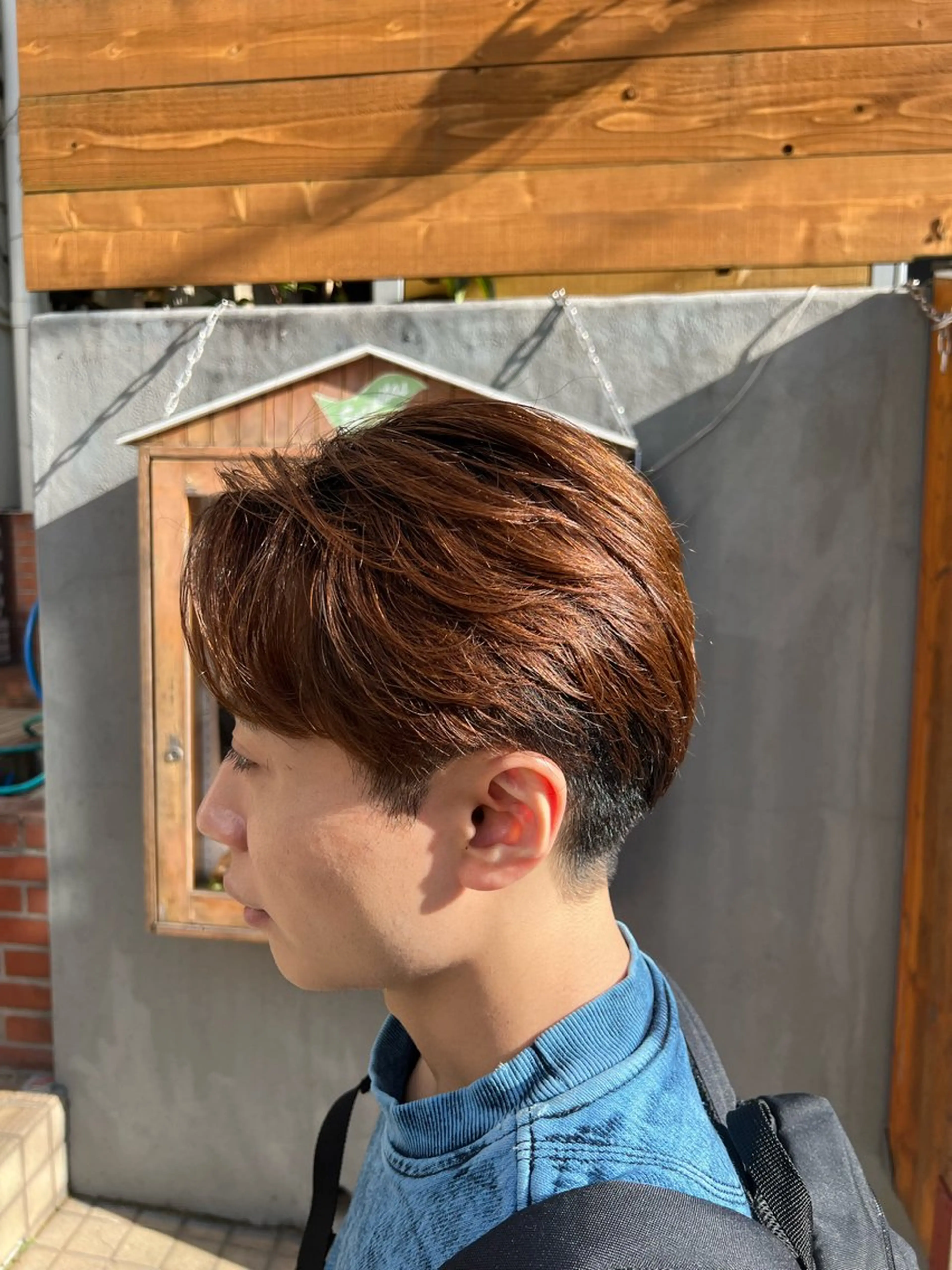 ショート メンズ 【髪質改善/縮毛矯正 /カラー】ホサカのヘアスタイル