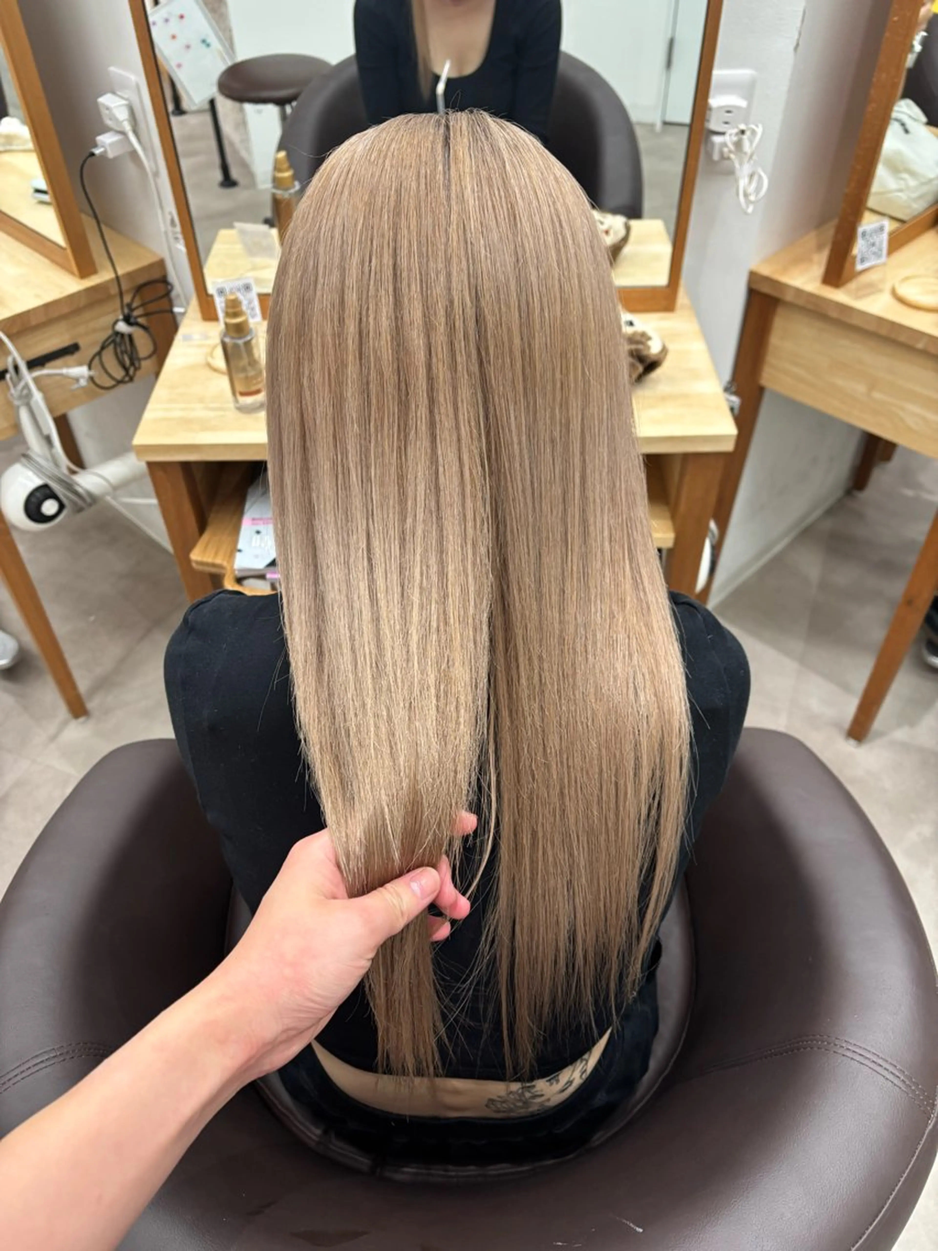 ロング ヘアカラー OPS hair大名 🩵yuna🌙のヘアスタイル