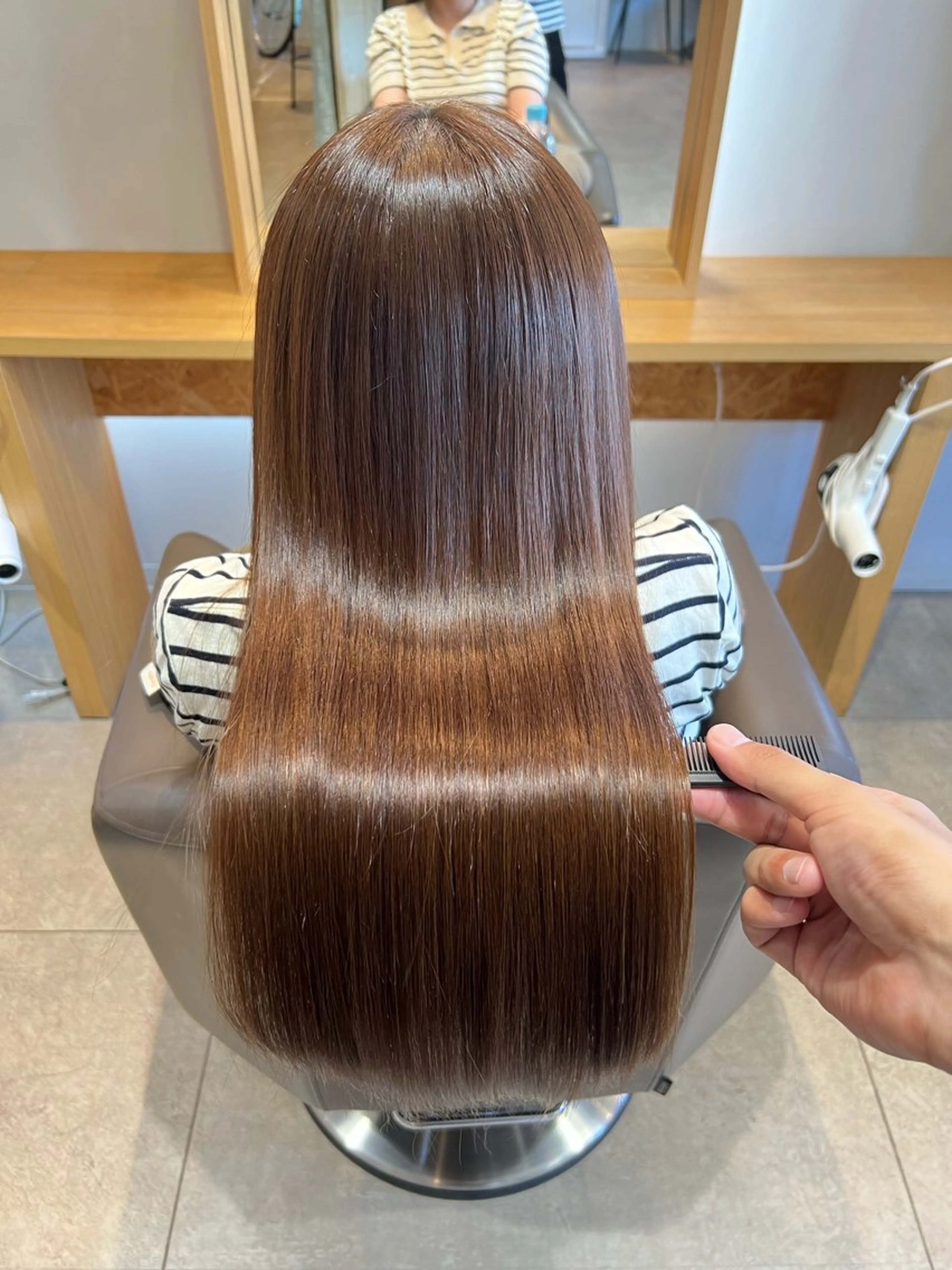 ロング 髪質改善 トリートメント 北花田美容師🍃村尾 光太/むらのヘアスタイル