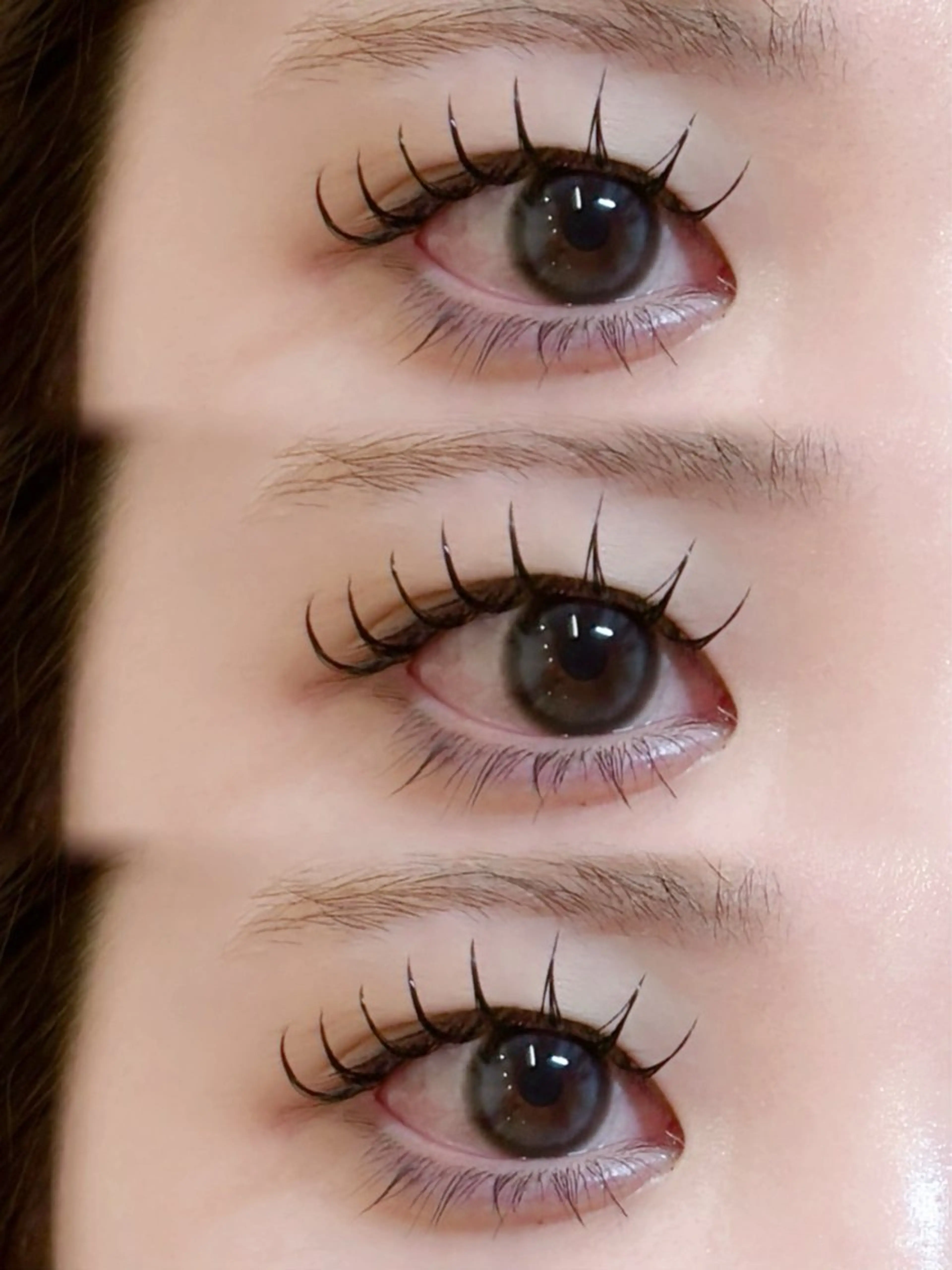 マツエク・マツパ Dカール フラットラッシュ eight eye LISAのマツエク・マツパデザイン