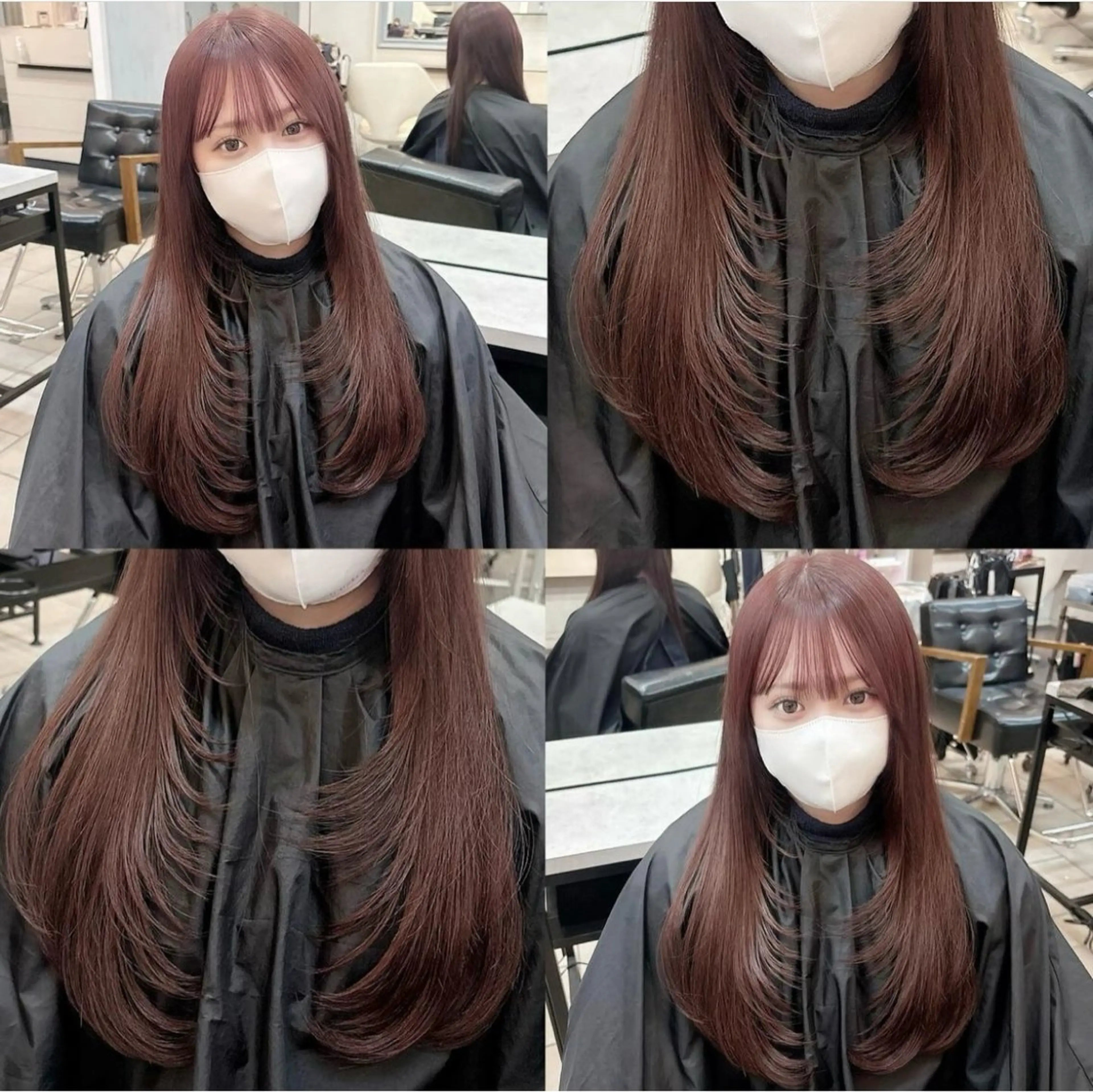 ロング 渡辺 杏斗龍のヘアスタイル