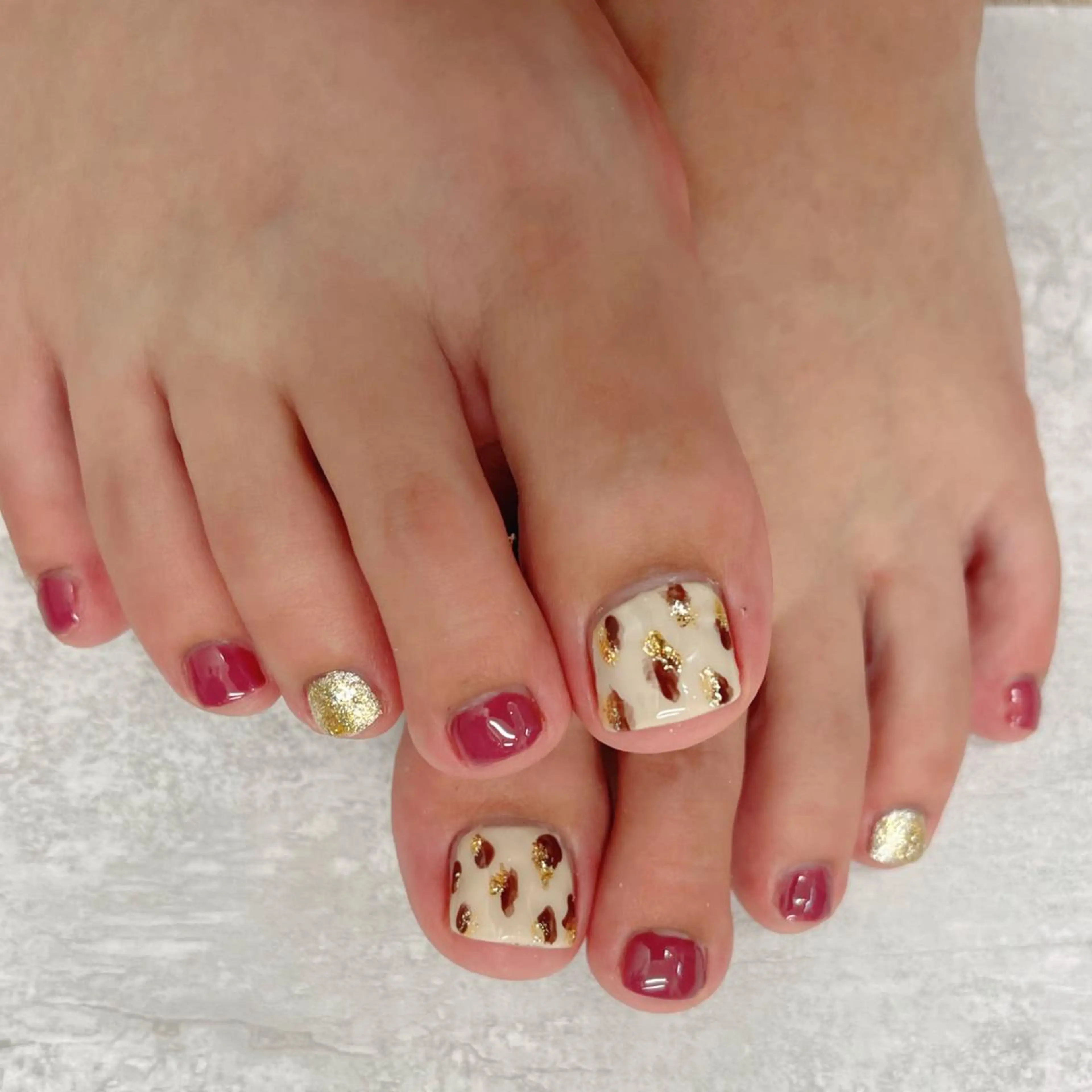 メンズ ネイル アニマル柄 アートネイル ジェルネイル ニュアンスネイル ブルーデイジー栄本店所属・BlueDaisy 栄本店のネイルデザイン