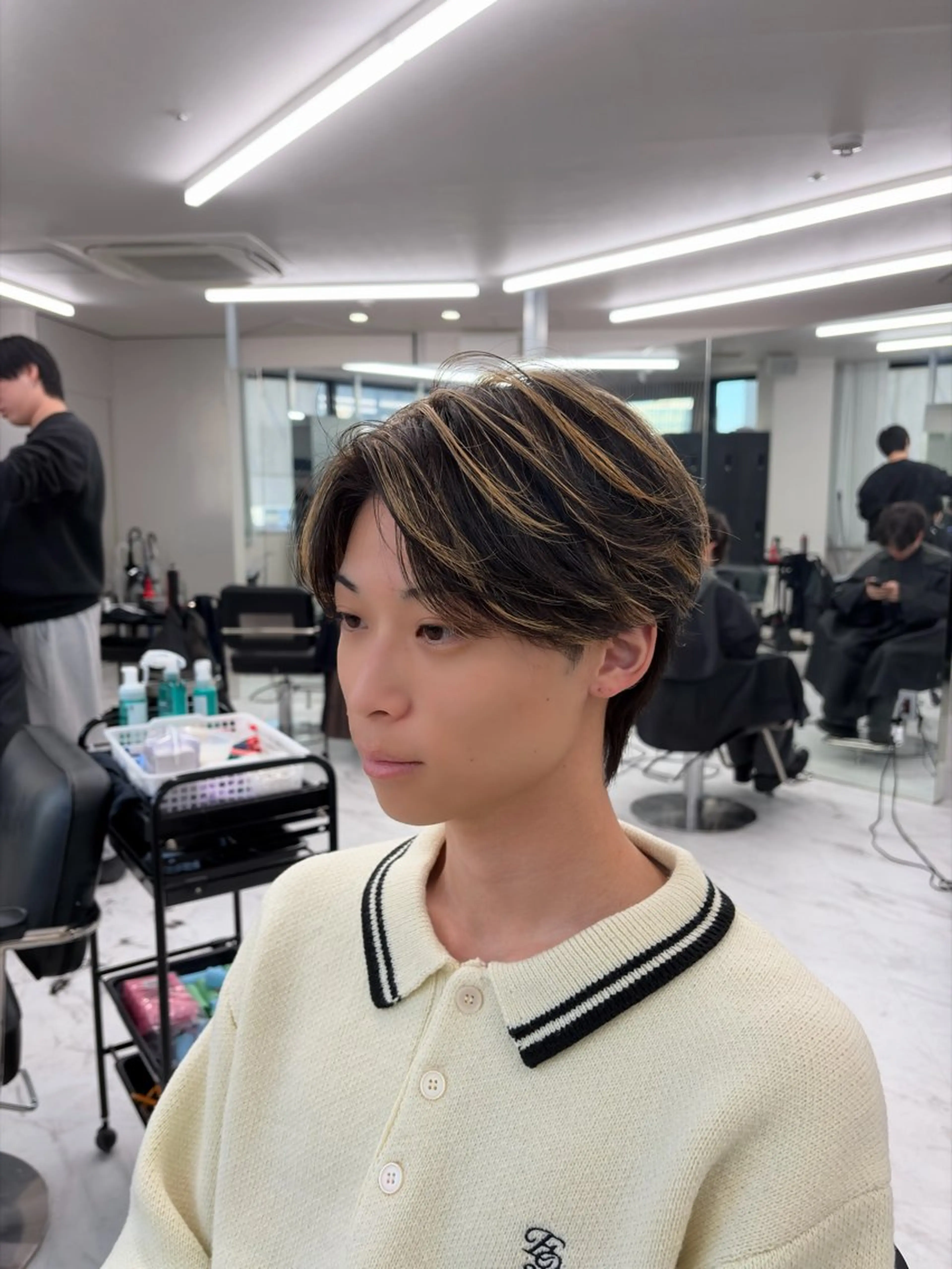 よりオシャレに♪メンズカット+ハイライトメッシュ入れ放題<#メンズ>の写真