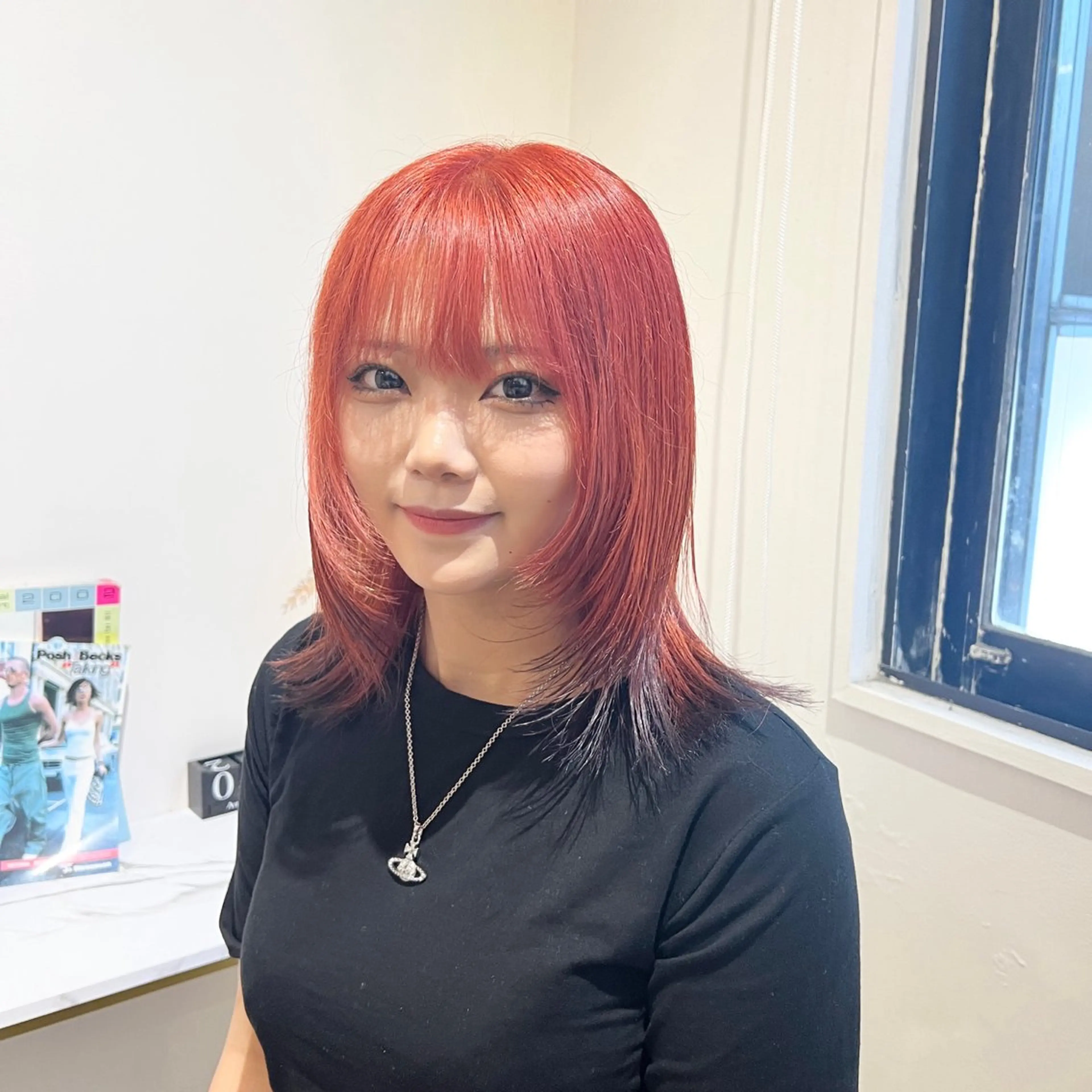 ミディアム カラー 髪質改善/韓国ヘア 顔まわり特化yutoのヘアスタイル