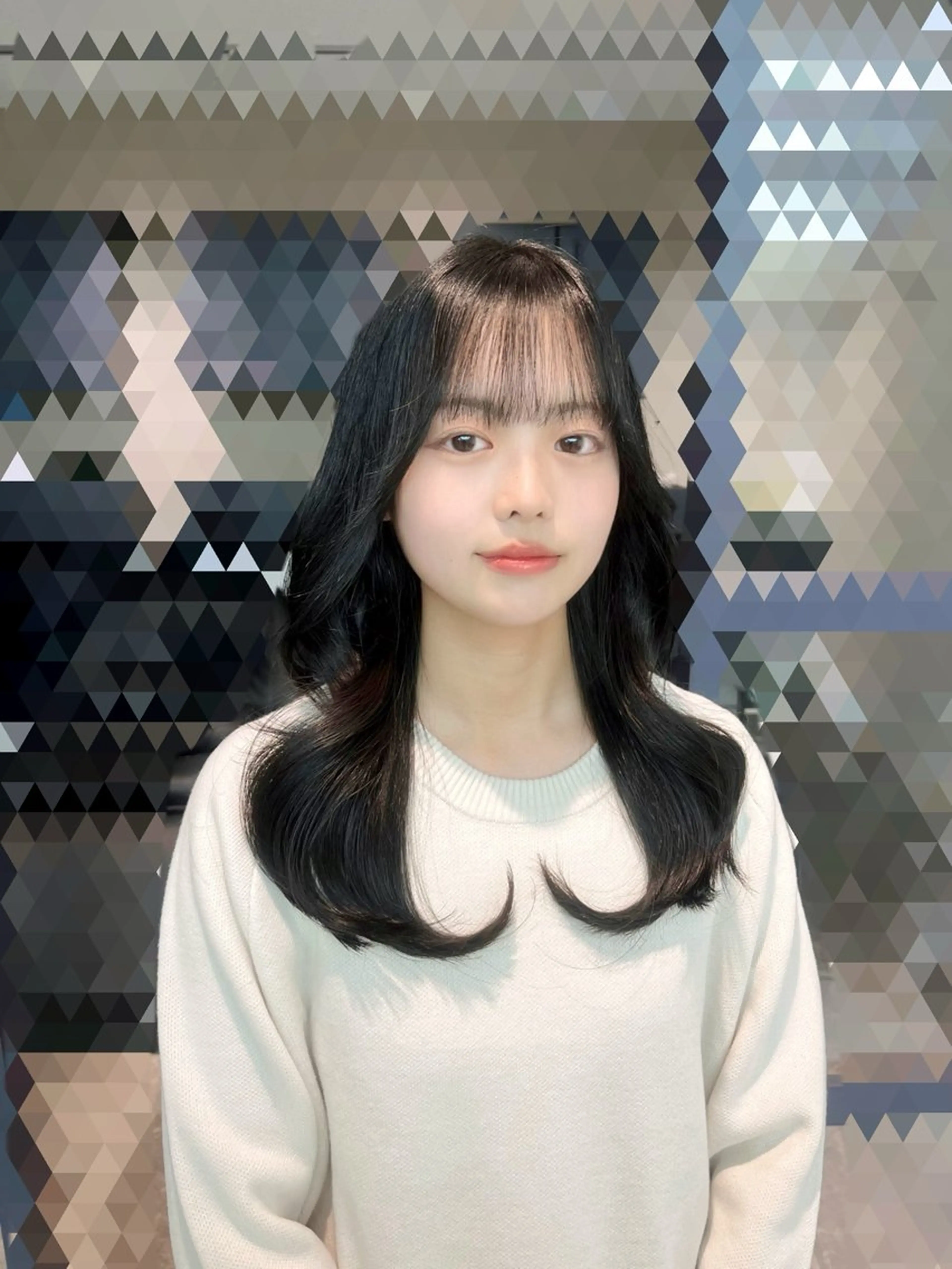 🇰🇷❕前髪顔周りカット➕カラー➕3stepトリートメント❕🇰🇷の写真