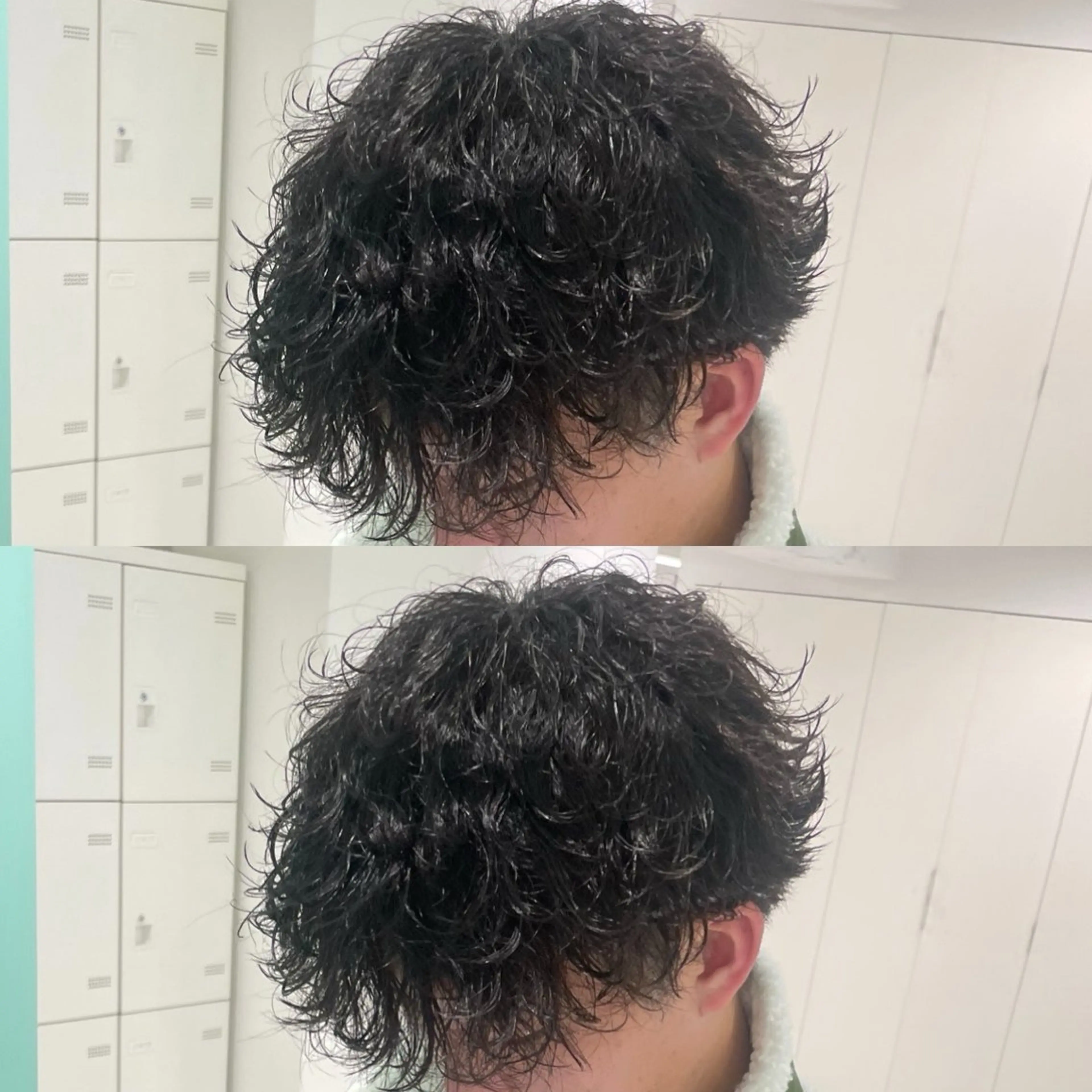 パーマ メンズ カット パーマ 🦋色落ち綺麗カラー メンズYUZU🦋‪のヘアスタイル