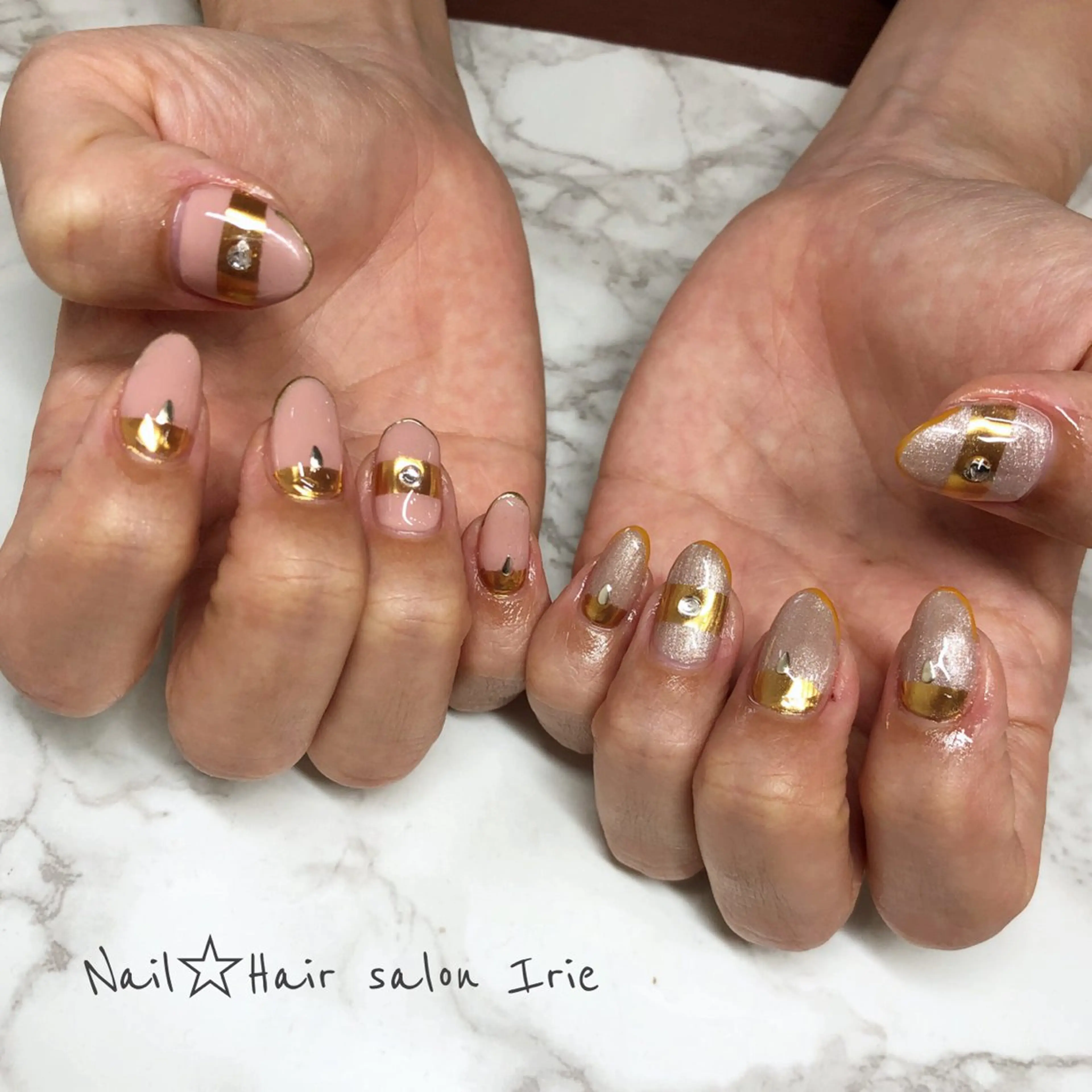 ネイル ハンドネイル Hair salon Irie所属・與儀 知佳のネイルデザイン