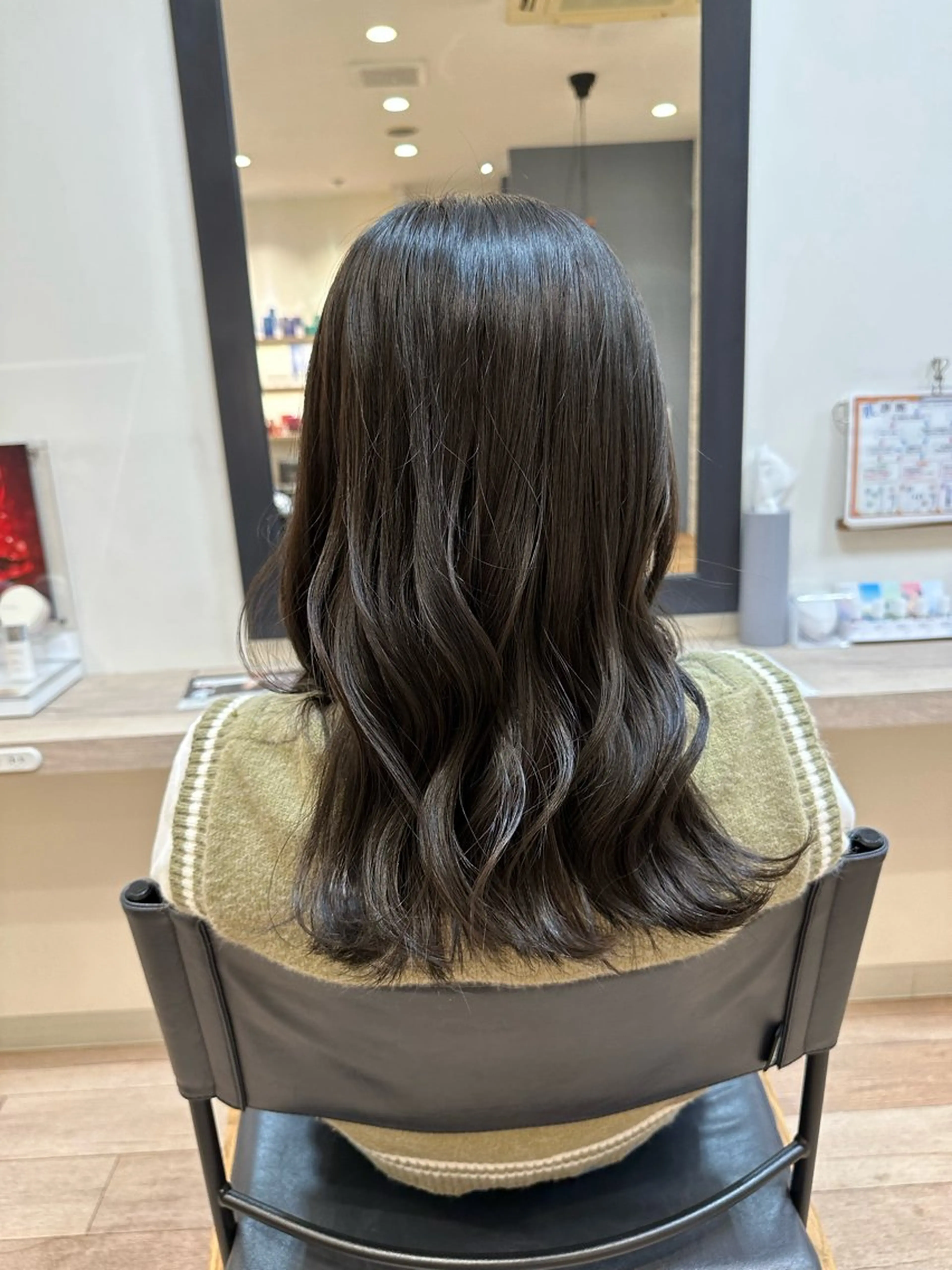 ロング カラー 透明感カラー 韓国風カラー 韓国風ヘア 🦋韓国モテカラー 🦋𝕐𝕌𝕀のヘアスタイル