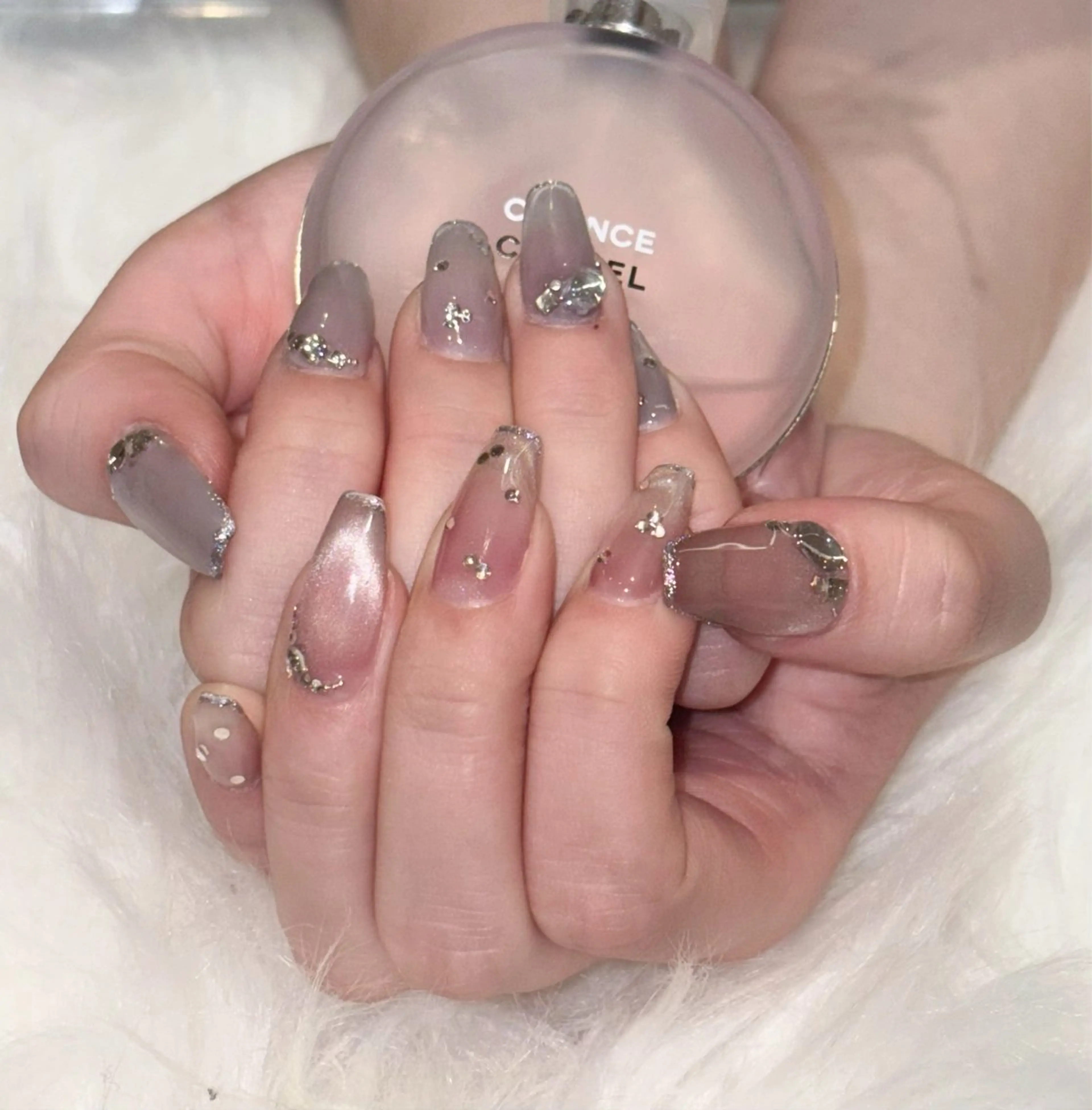 ネイル ハンドネイル ハンドケア 🎀Ruka🎀 【束感マツパ】のマツエク・マツパデザイン