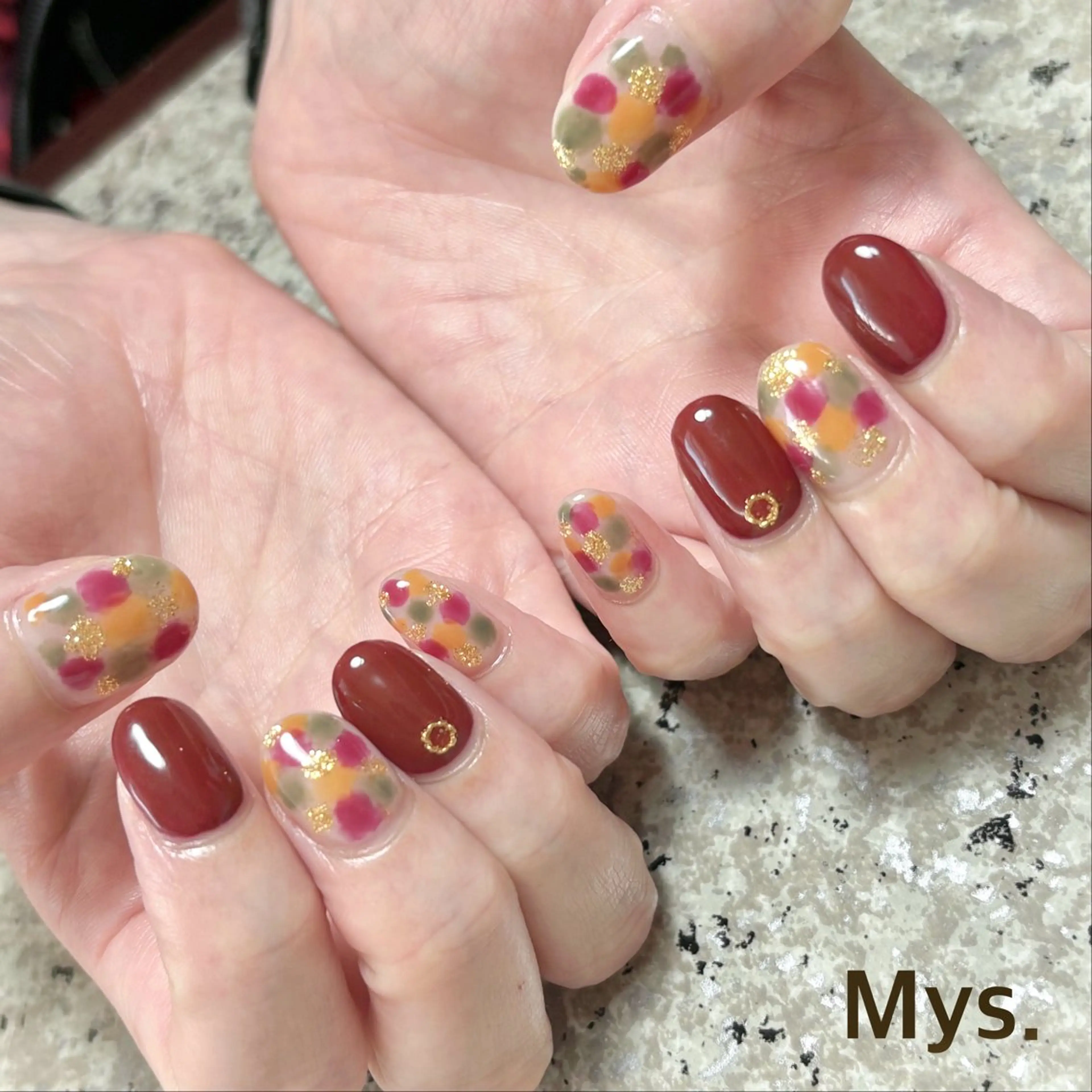ネイル ハンドネイル Mys. 三上紗紀のネイルデザイン