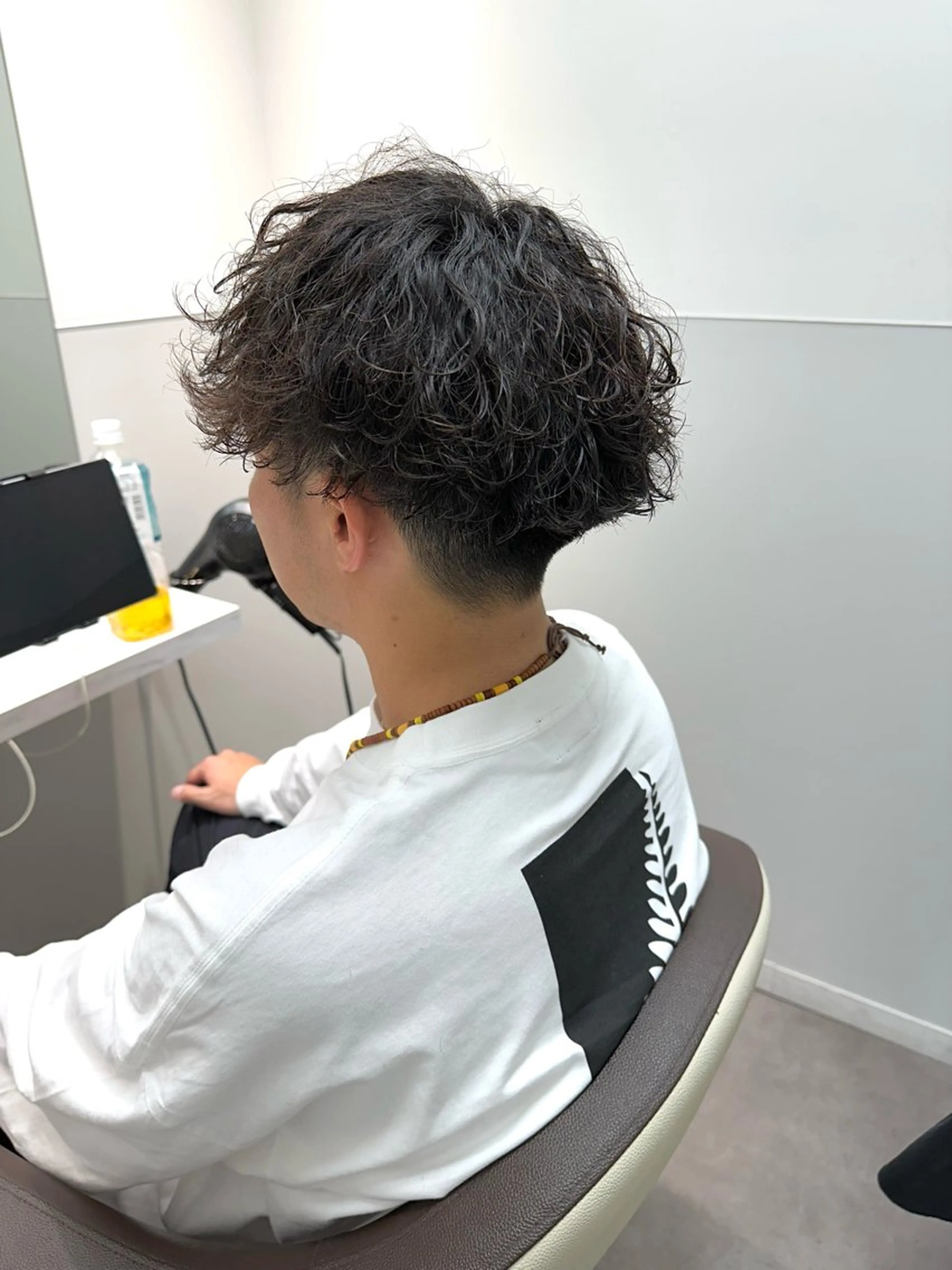 ショート パーマ メンズ メンズパーマ 波巻きパーマ カット パーマ SALOWIN大宮 /KYOHEI✂️のヘアスタイル
