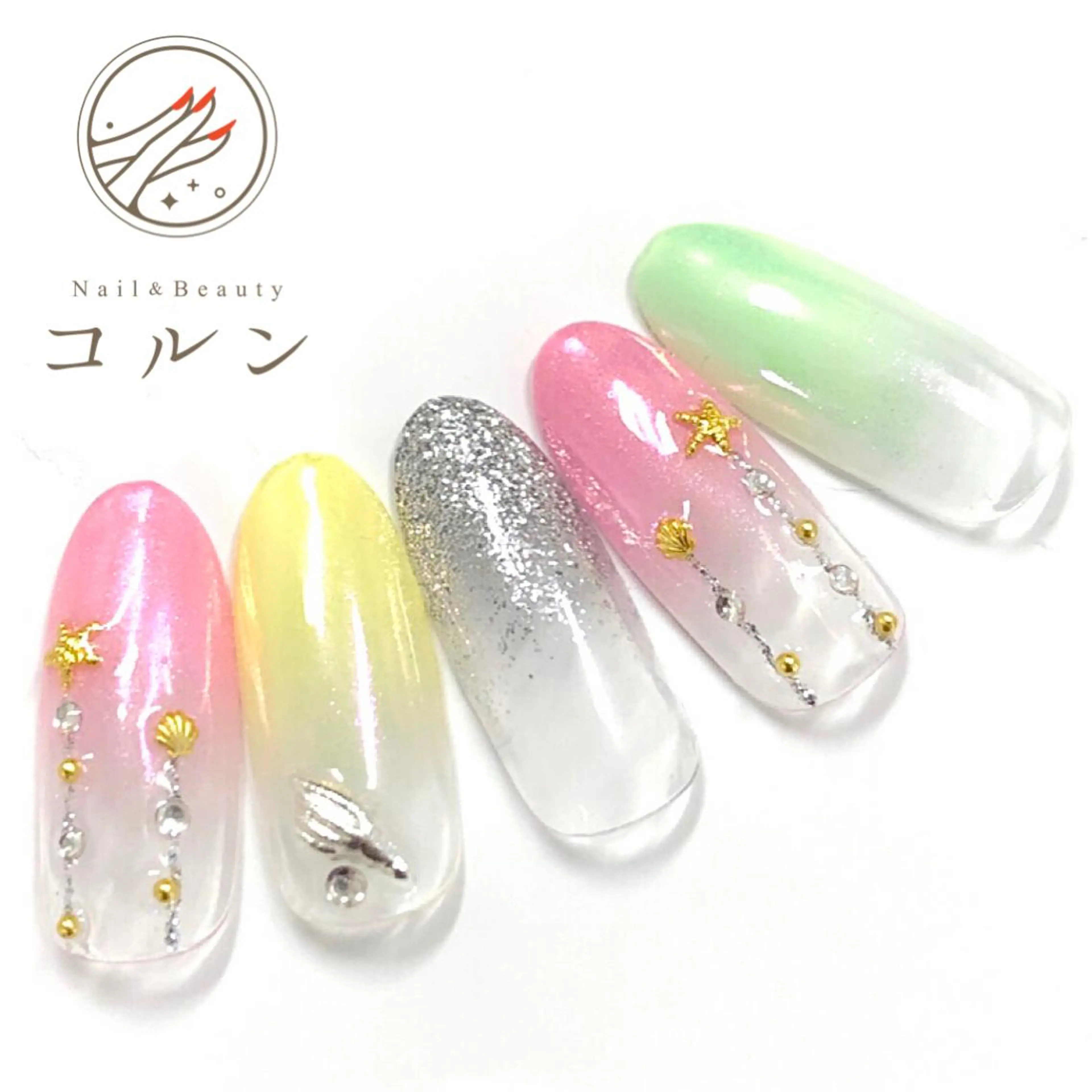 ネイル ハンドネイル フットネイル NailBeauty コルンのネイルデザイン
