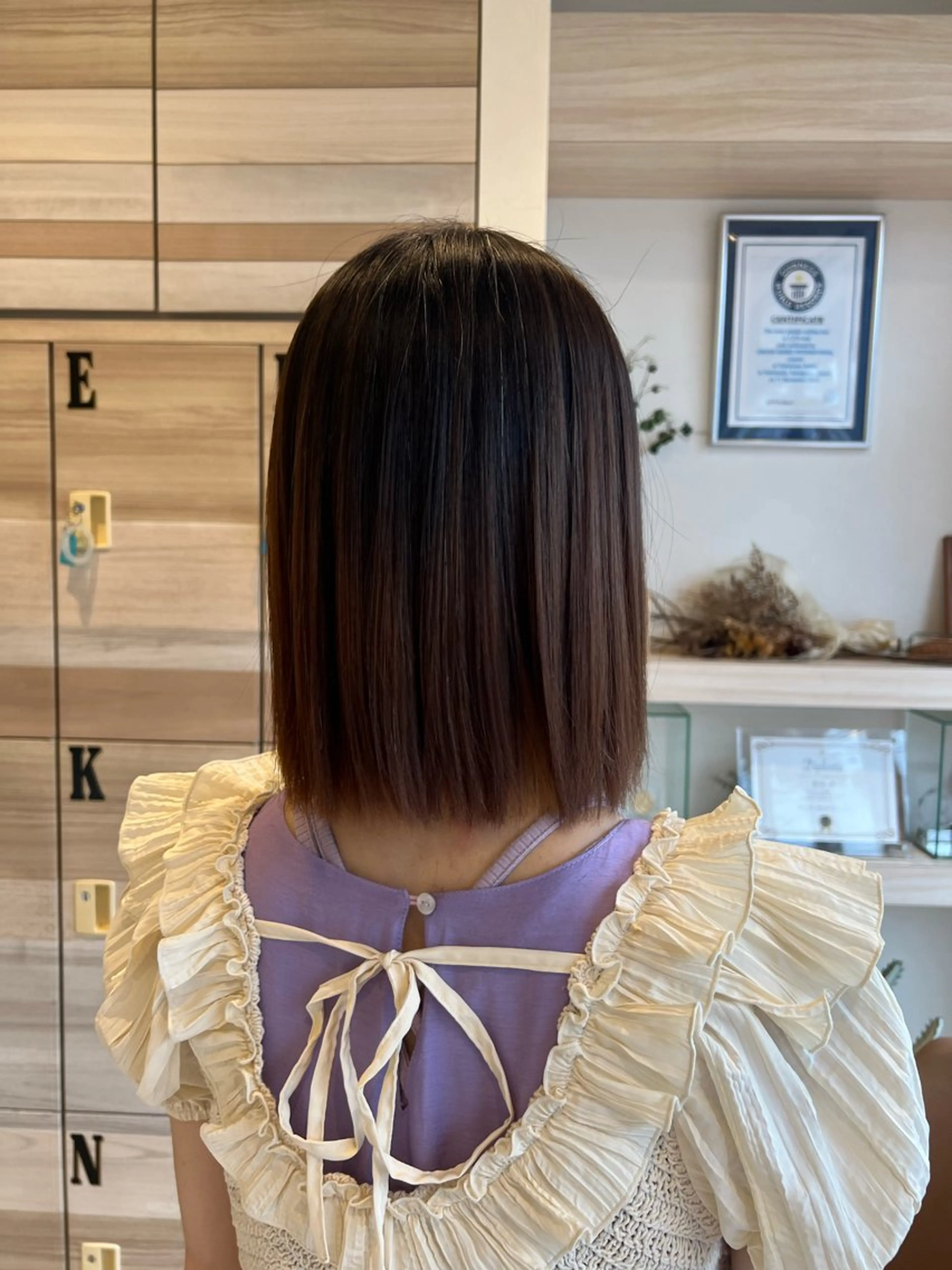 ミディアム 韓国風🌷✨ 守屋紗希のヘアスタイル