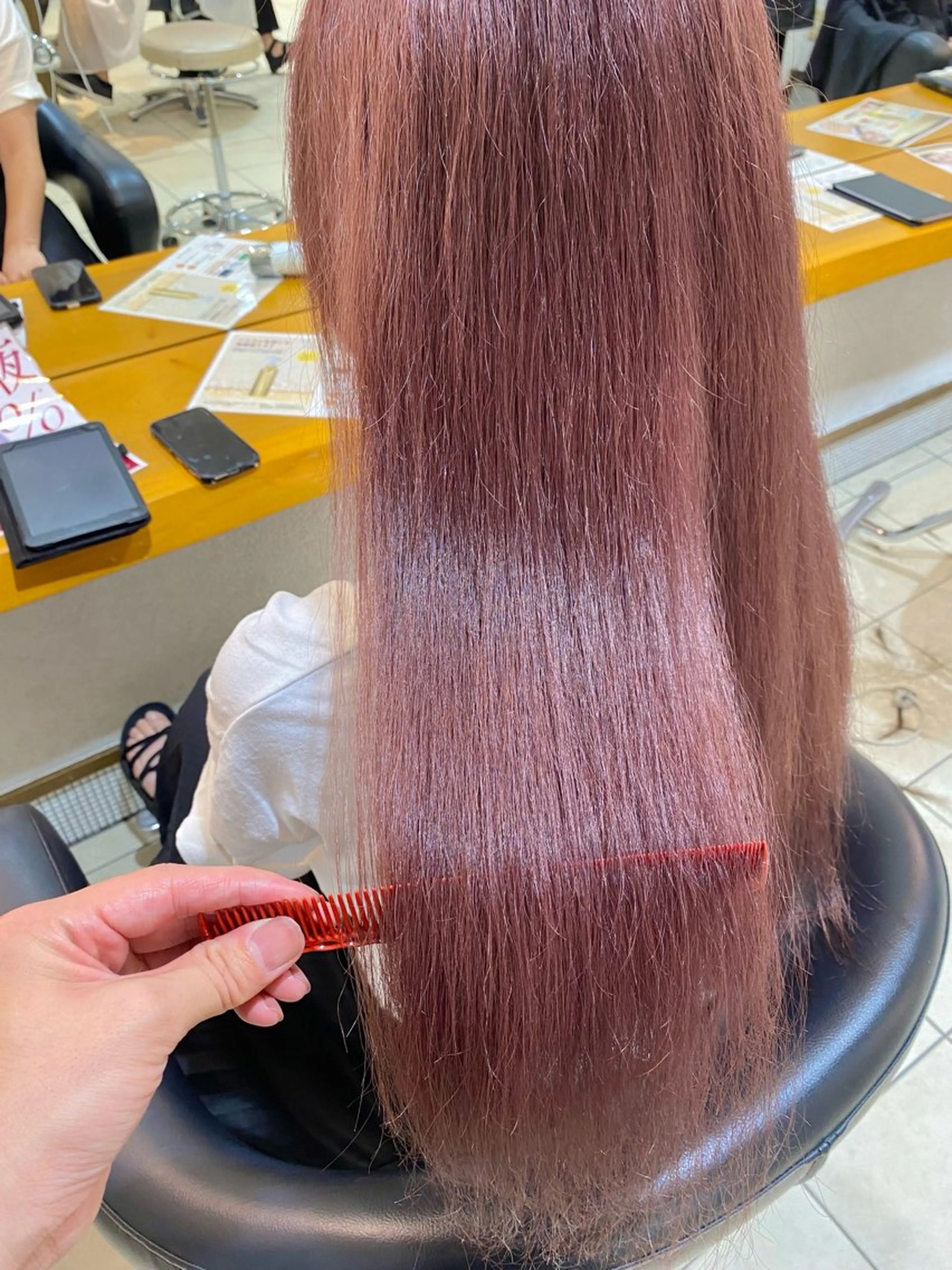 ロング カラー 山田勇真 ボブ/縮毛矯正/金山のヘアスタイル