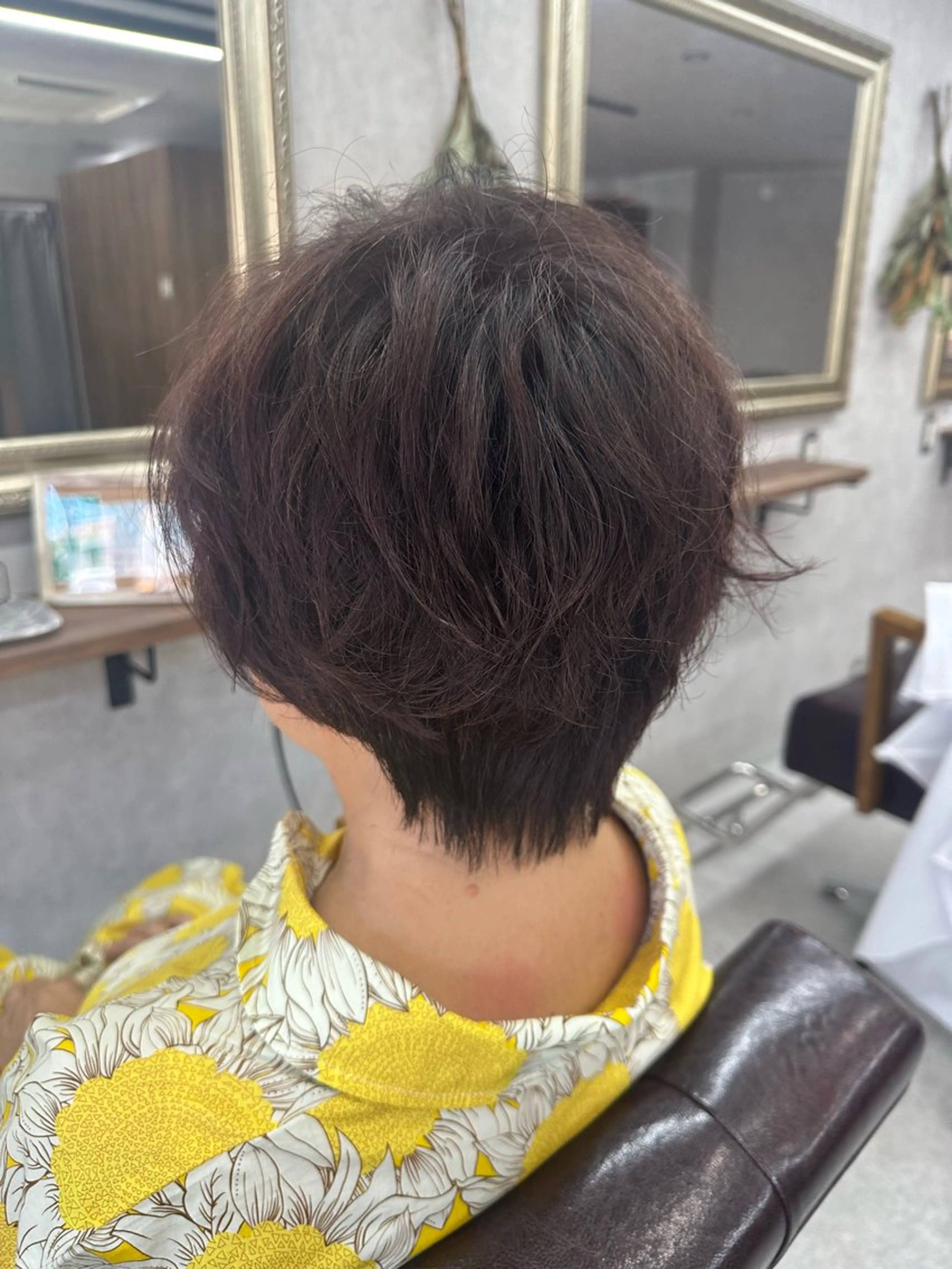 ショート カット ヘアカラー パーマ 縮毛矯正 トリートメント Lien 深井店のヘアスタイル