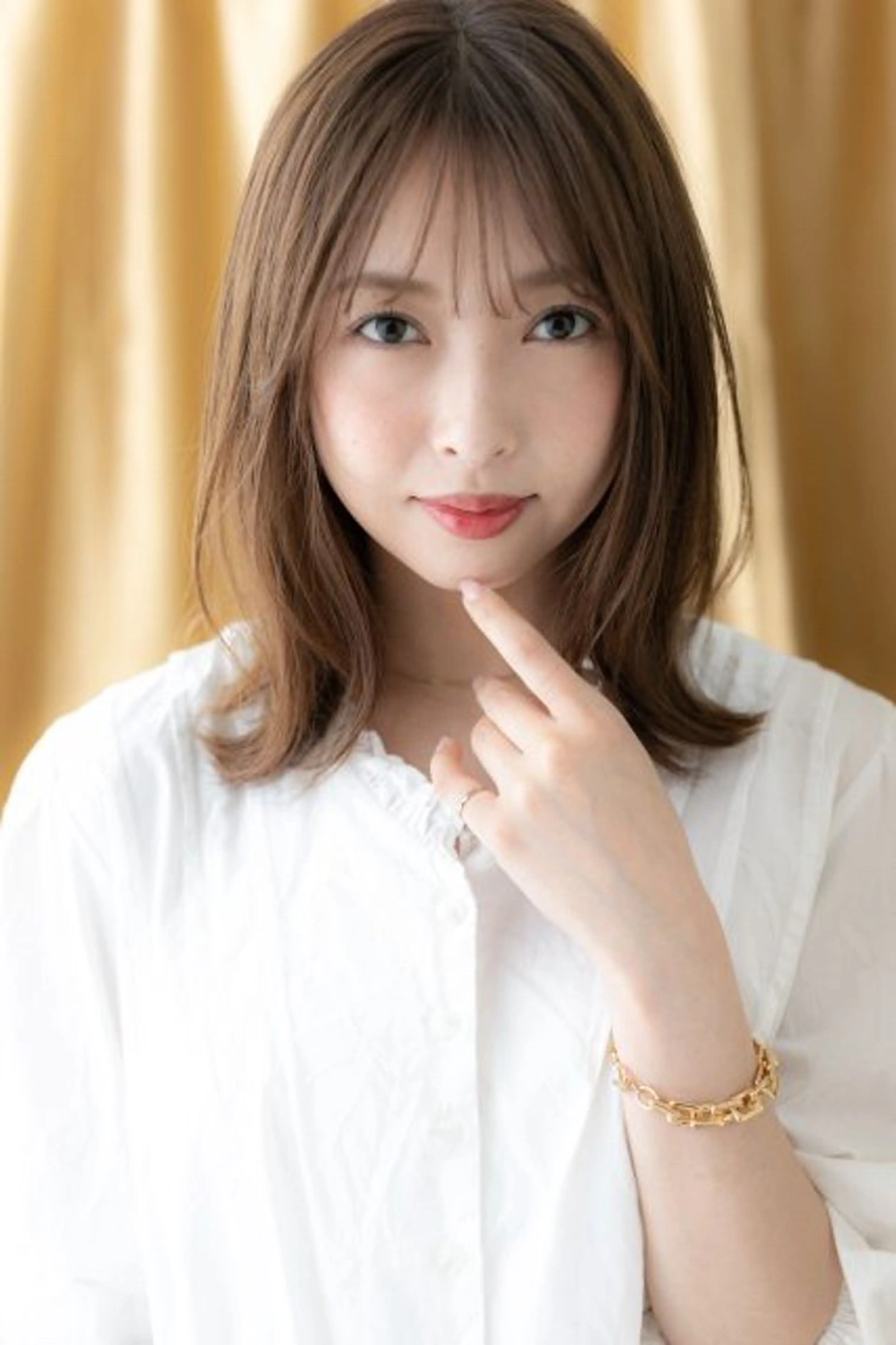 ミディアム カラー パーマ クセ毛解決💠艶髪 縮毛矯正💠棚村竜太のヘアスタイル