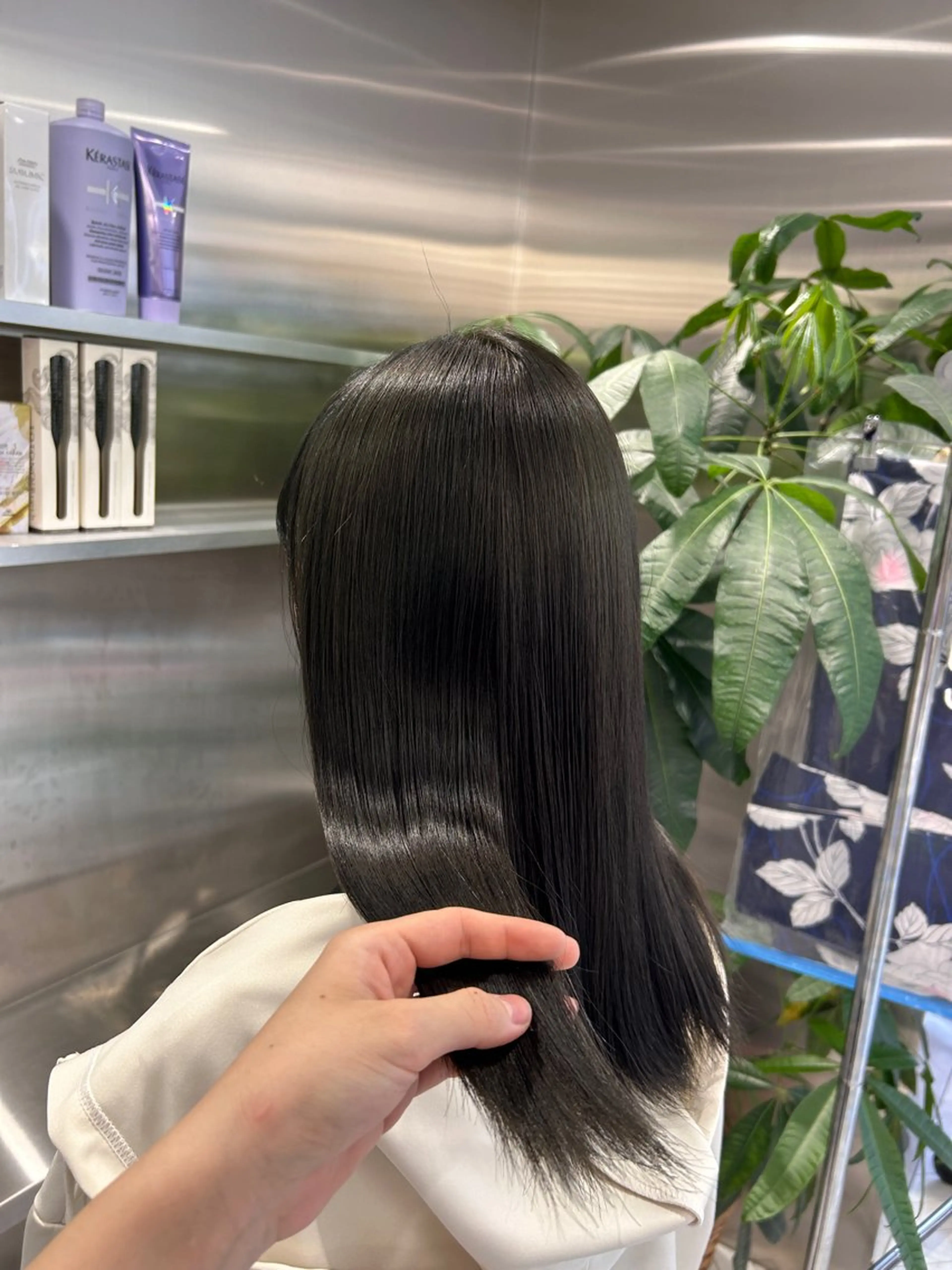 セミロング カラー ヘアカラー 透明感ツヤカラー/ アイリスト/ゆきなのマツエク・マツパデザイン