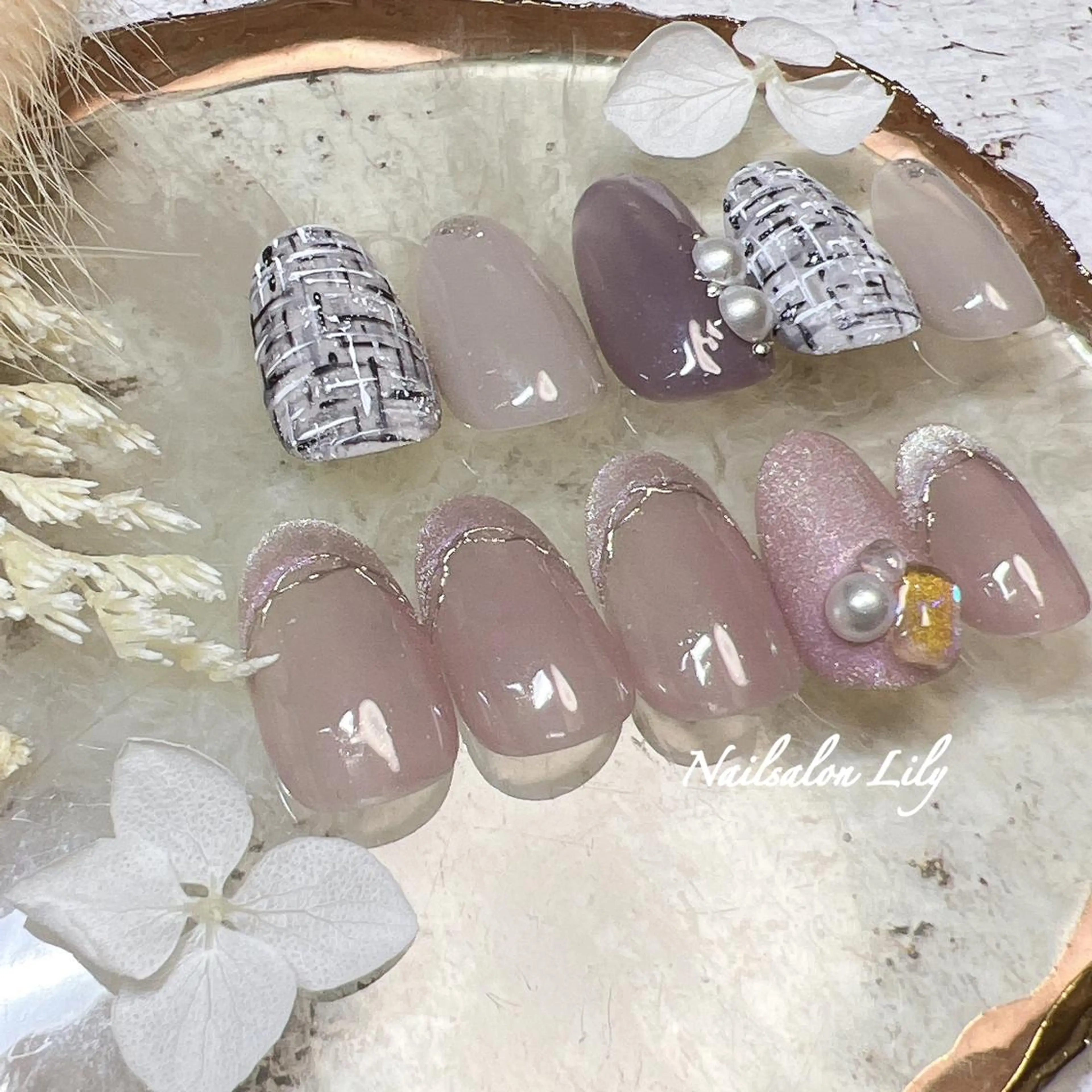 ネイル ハンドネイル Lily*nail 🌻Mii🌻のネイルデザイン